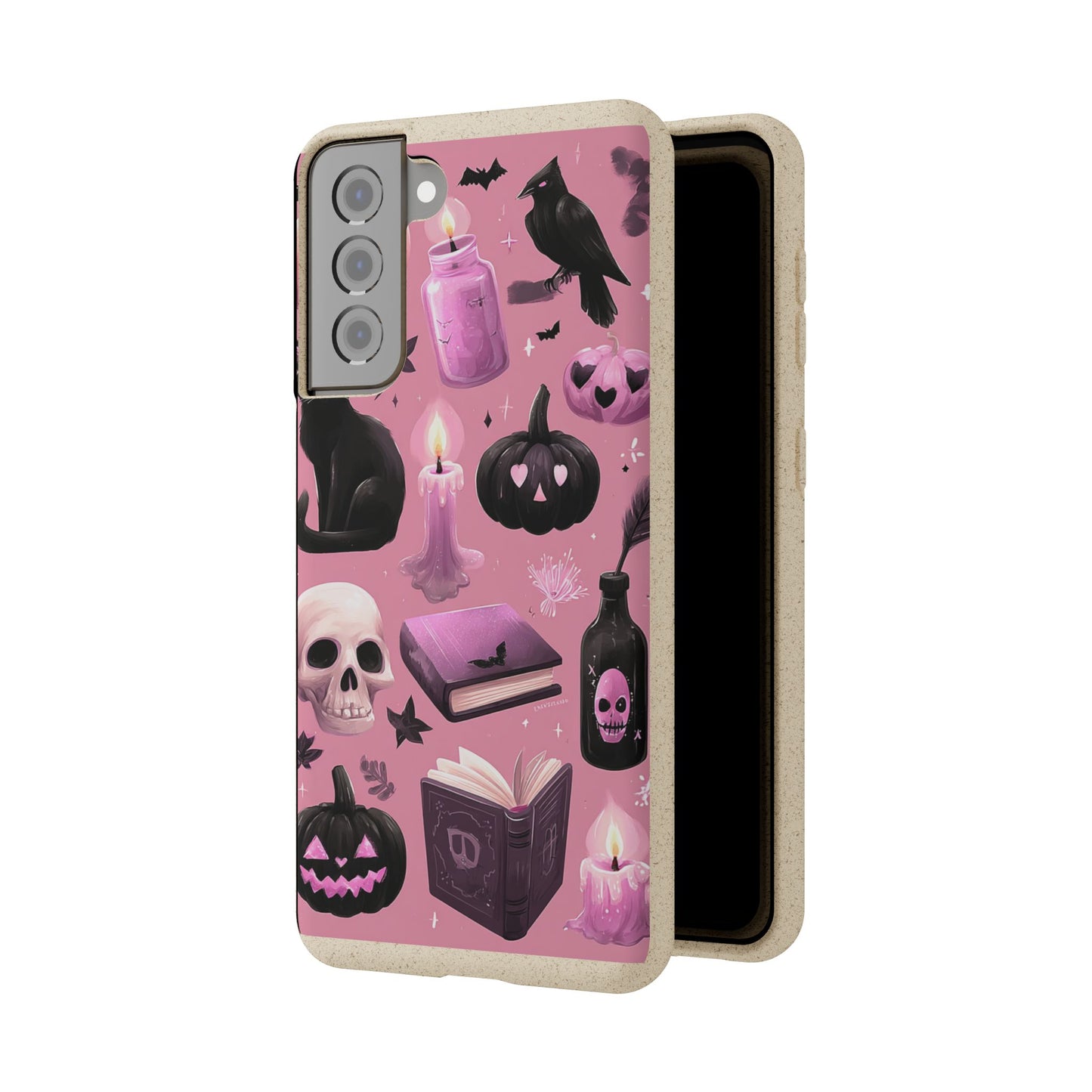 Halloween-Inspired Biodegradable Phone Case, Eco-Friendly Cell Phone Cover, Cute Goth Aesthetic Gift, Sustainable Halloween Decor, [...]