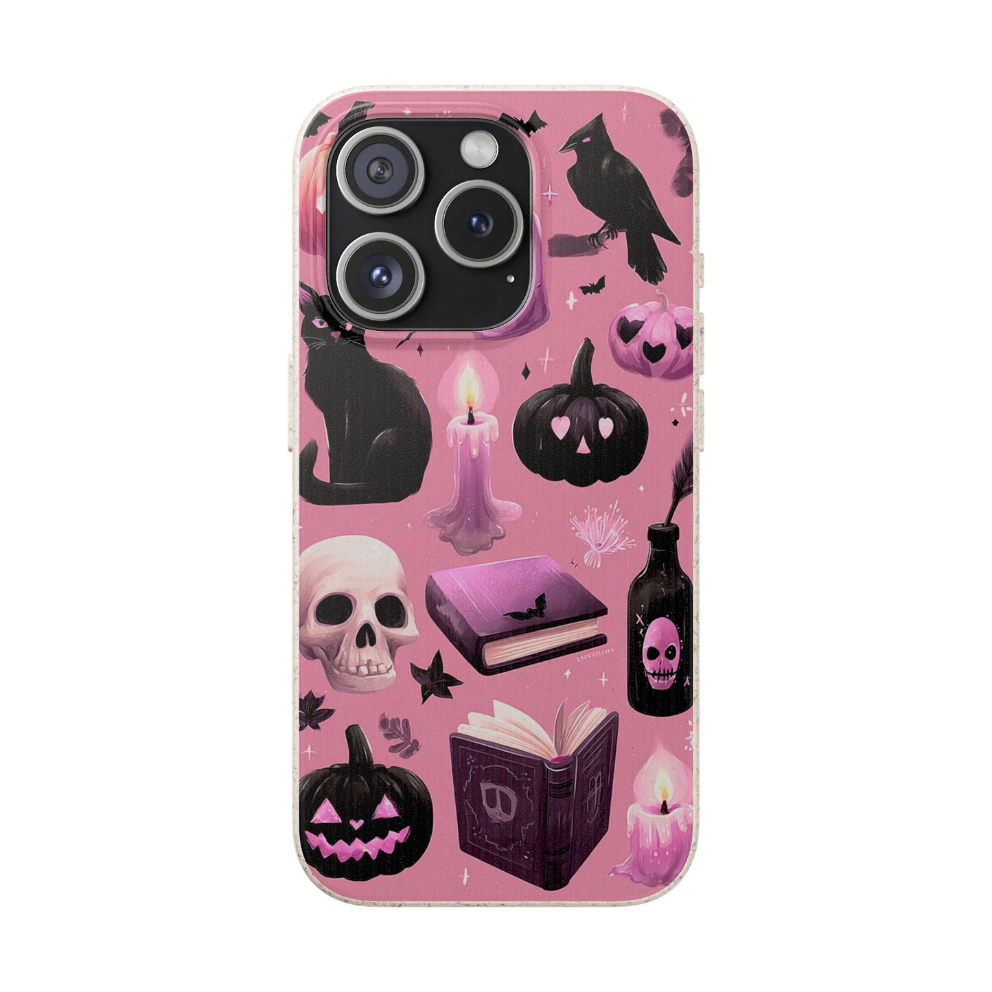 Halloween-Inspired Biodegradable Phone Case, Eco-Friendly Cell Phone Cover, Cute Goth Aesthetic Gift, Sustainable Halloween Decor, [...]