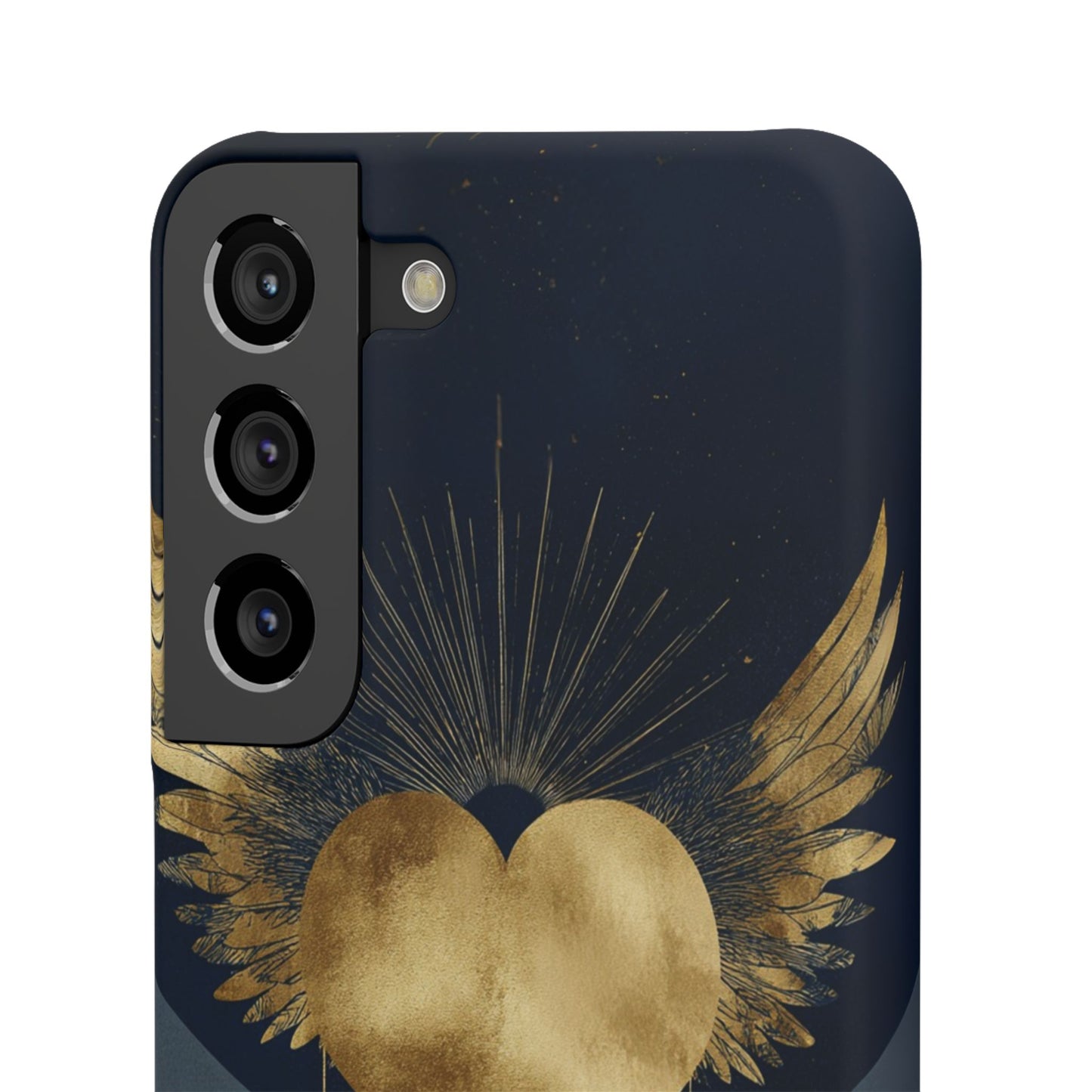 Heart Wing Snap Case, Elegant Phone Cover, Unique Gift, Artistic Accessory, Protective Case for Love and Romance