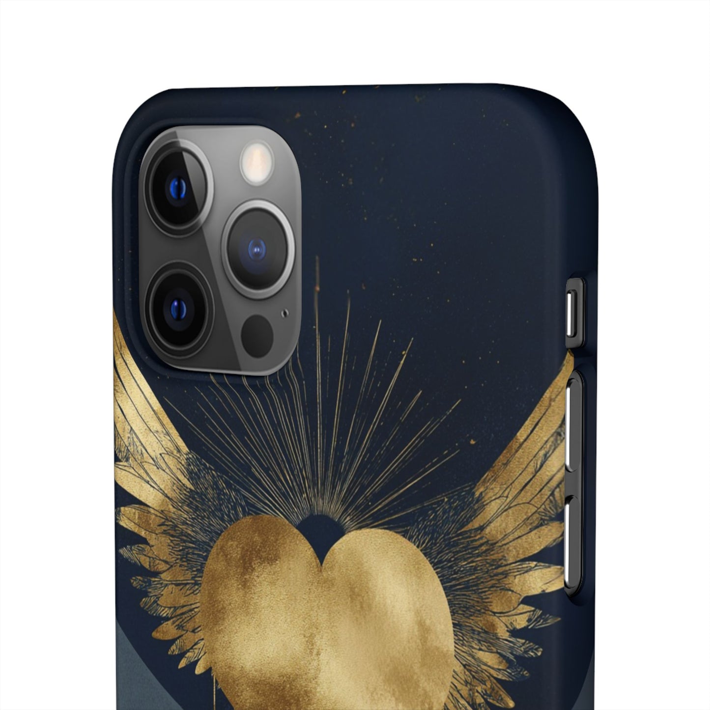 Heart Wing Snap Case, Elegant Phone Cover, Unique Gift, Artistic Accessory, Protective Case for Love and Romance