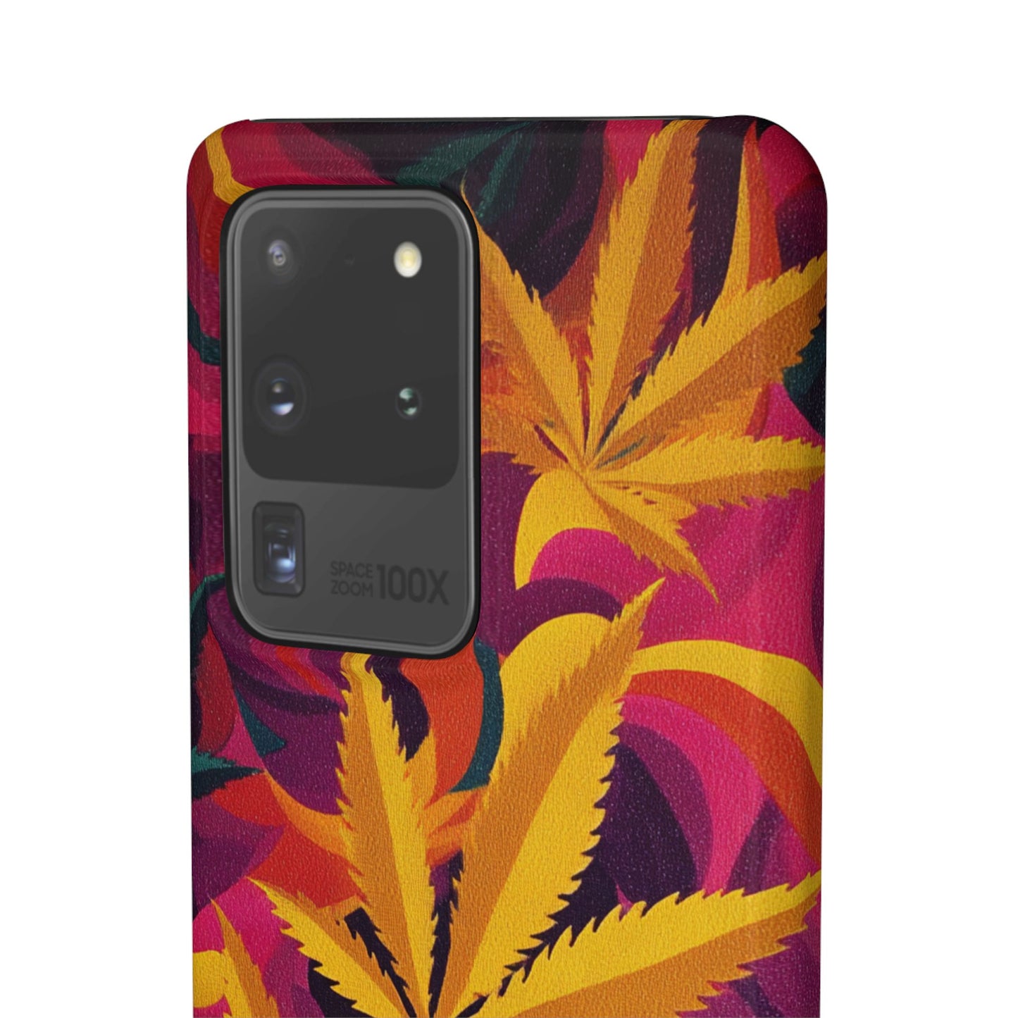 Autumn Vibe Cannabis Snap Case for IPhones and Samsungs Custom
