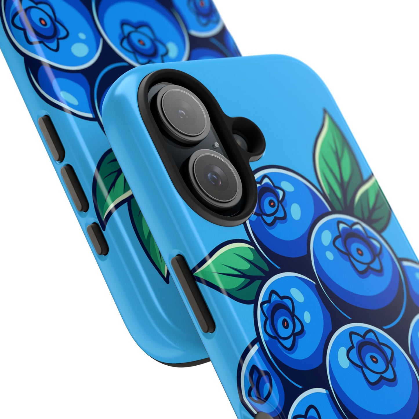 iPhone 17 Blueberry Delight Tough Phone Case, Cute Phone Cover, Fruit Lover Gift, Durable Phone Protector, Unique Smartphone Accessories