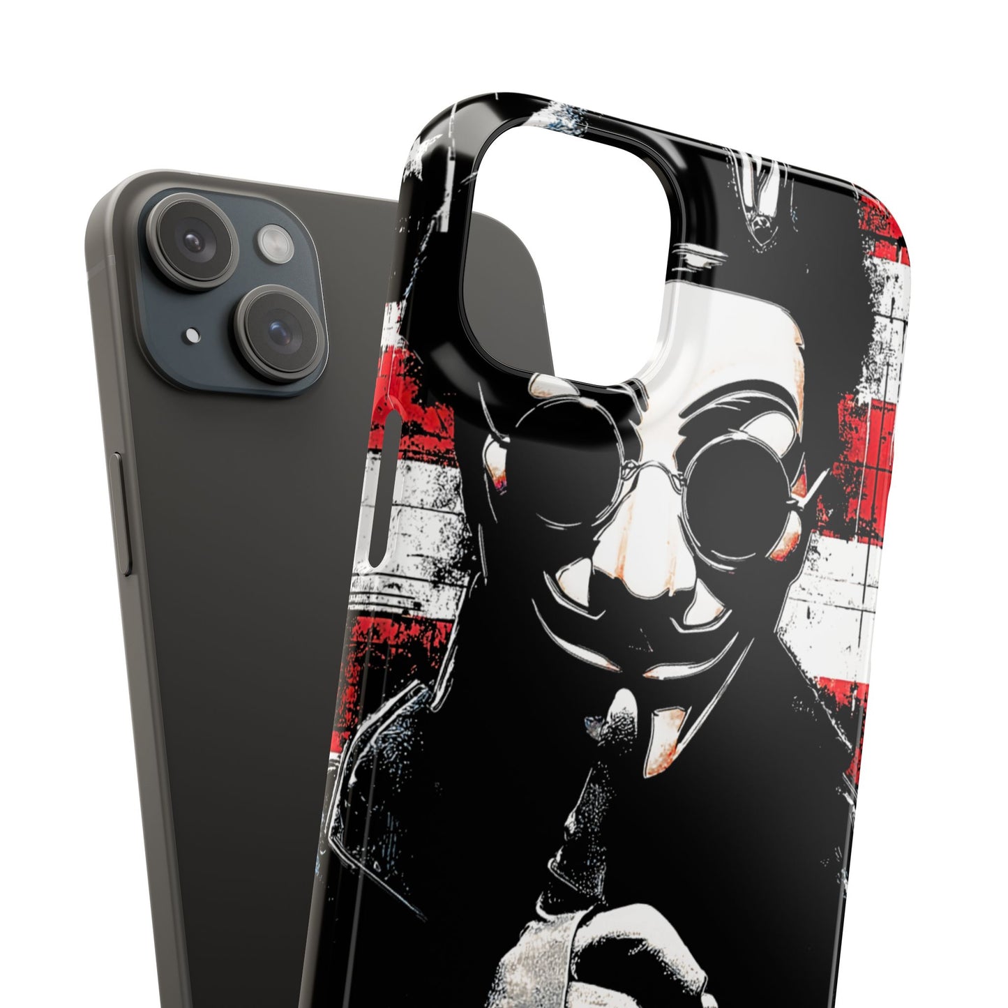 Anonimous & Guy Fawkes Art Snap Case and Protective Phone Cover For iPhone and Samsung