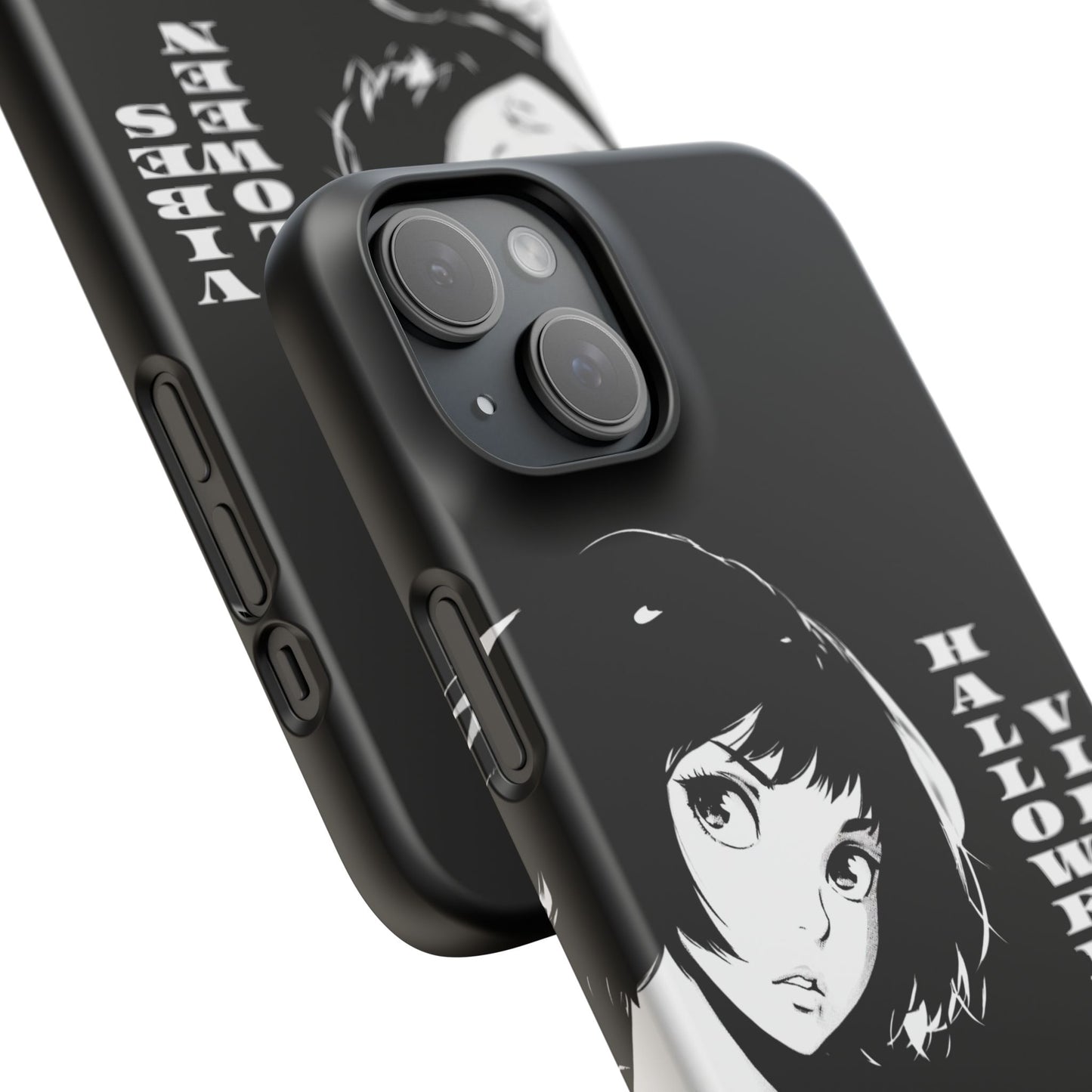 Halloween Vibes Snap Case Black and White Protective Phone Cover for iPhone and Samsung
