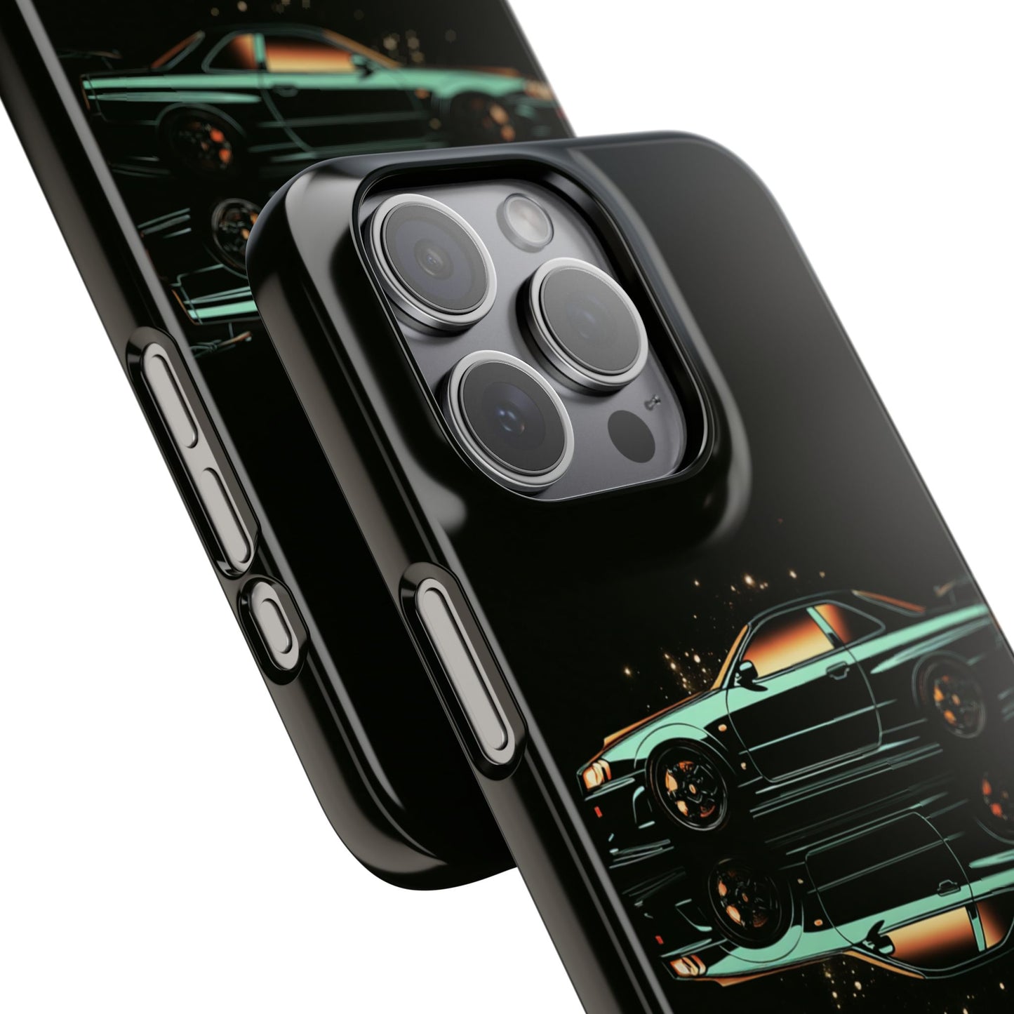 Green Skyleine R34 GTR Art Snap Case and Protective Phone Cover For iPhone and Samsung