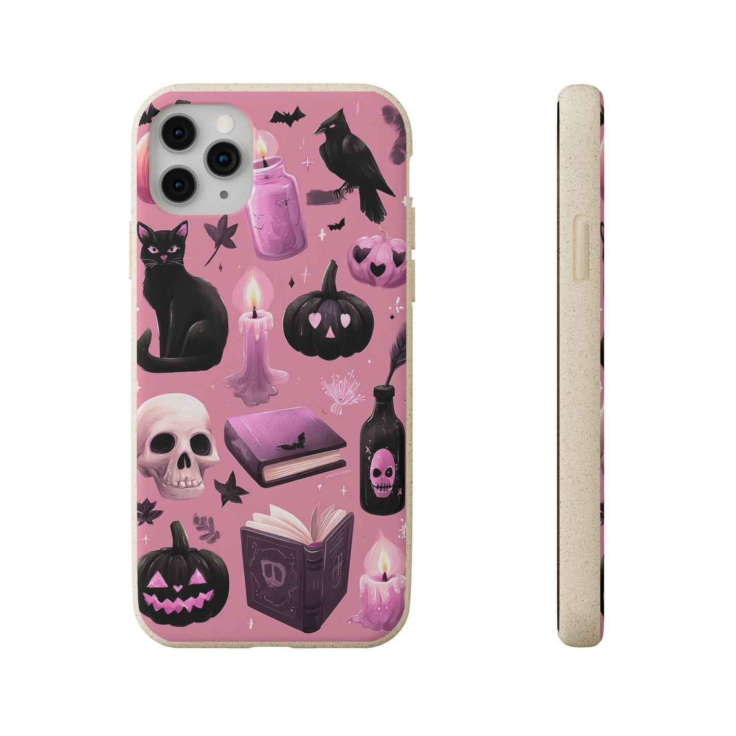 Halloween-Inspired Biodegradable Phone Case, Eco-Friendly Cell Phone Cover, Cute Goth Aesthetic Gift, Sustainable Halloween Decor, [...]