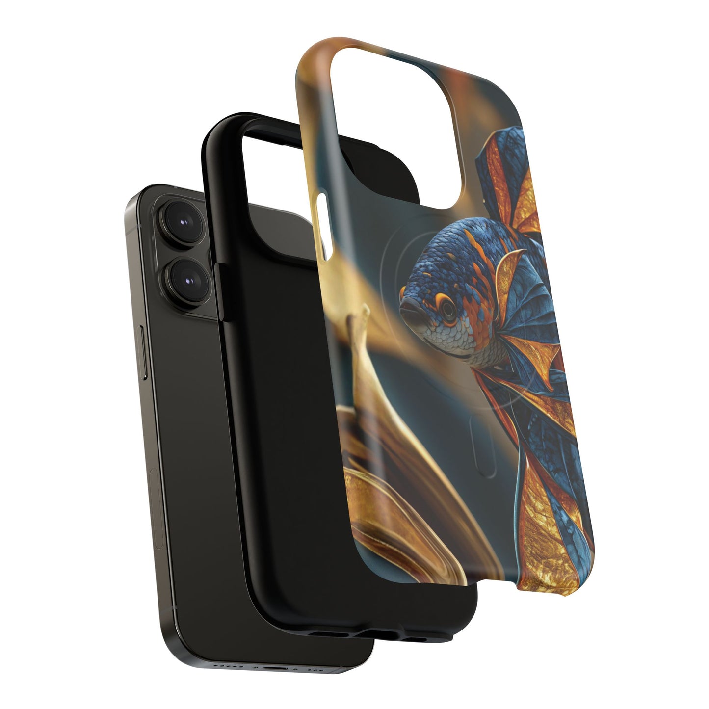 Koi Fish Tough Magnetic Phone Case — Protective Artistic Fish Design