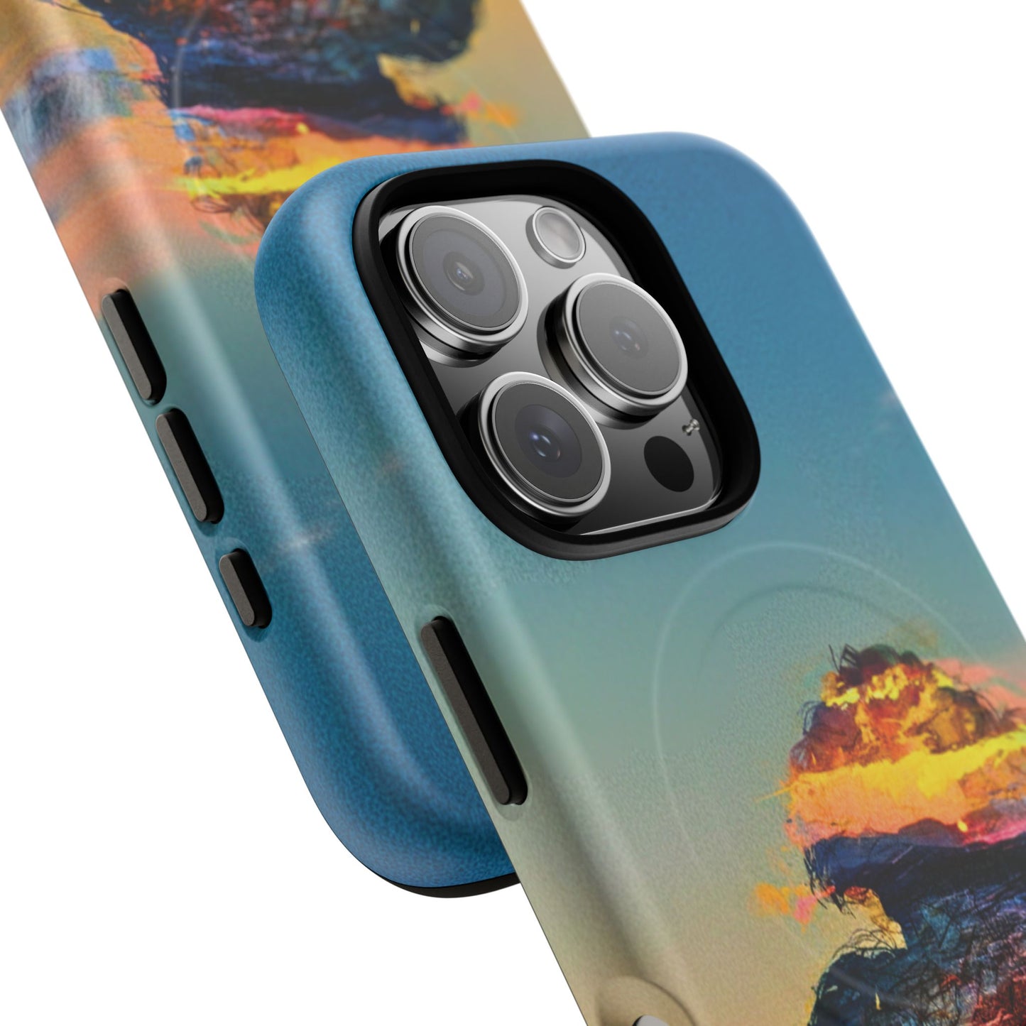 Abstract Sunset Silhouette Tough Magnetic Phone Case
