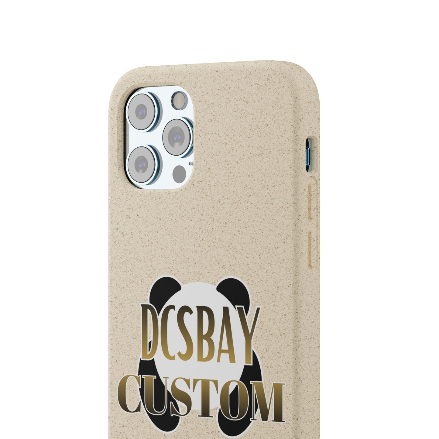 Biodegradable Panda Phone Case — Eco-Friendly Customizable iPhone Cover