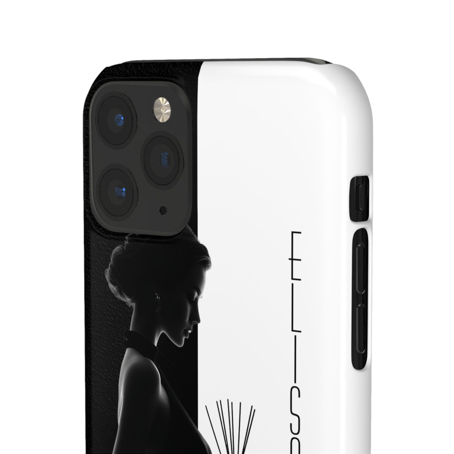 Custom Black and White Snap Case for Women Phone Cover for iPhone and Samsung