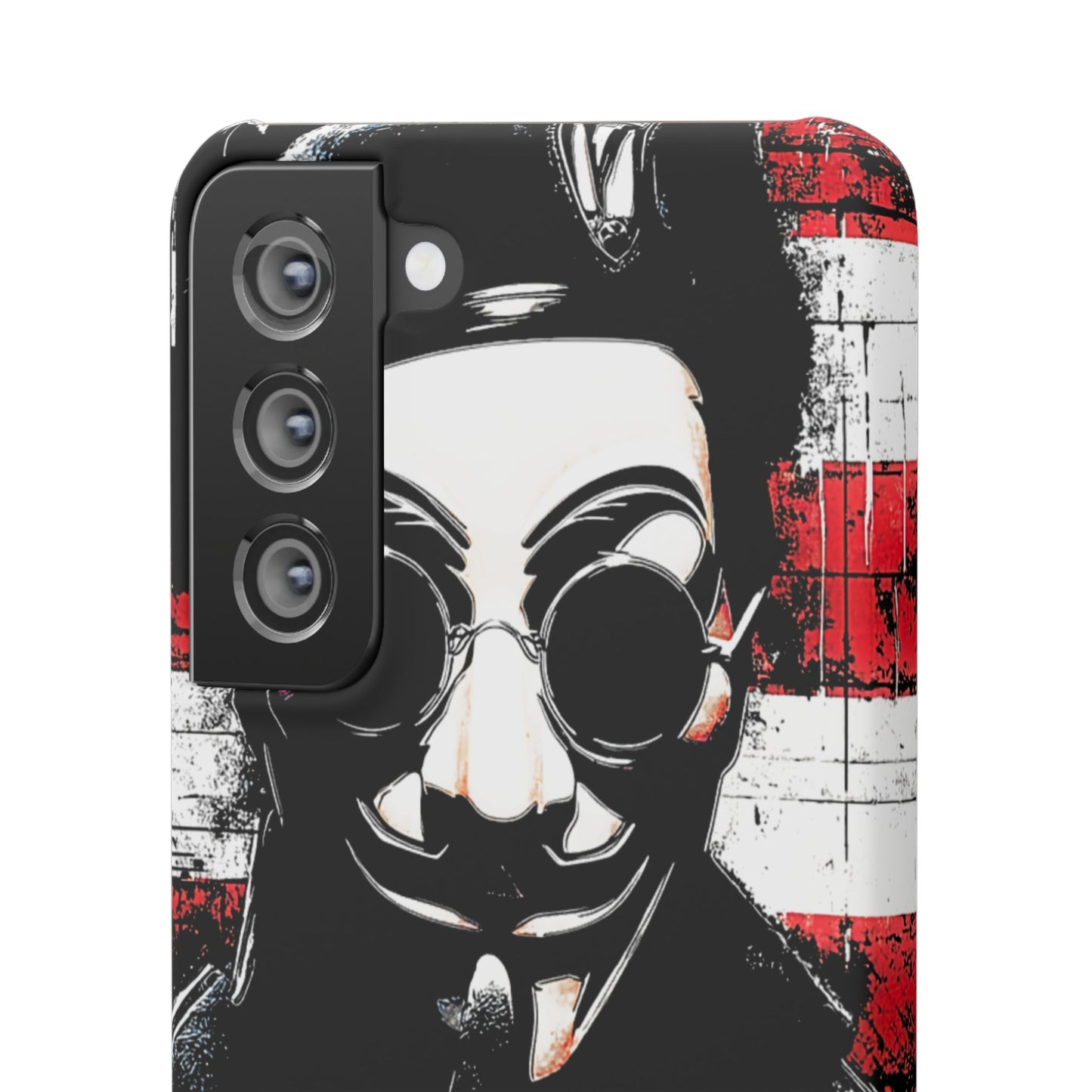 Anonimous & Guy Fawkes Art Snap Case and Protective Phone Cover For iPhone and Samsung