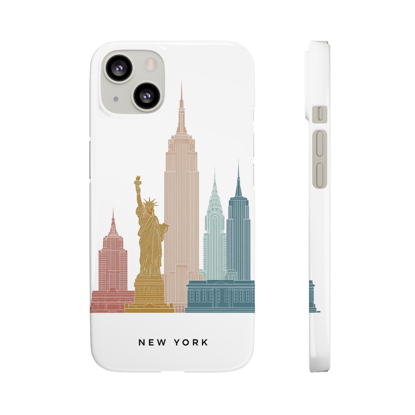 Stylish New York Snap Case, Urban Phone Cover, Cityscape Phone Case, Gift for Travelers, Trendy Protective Case