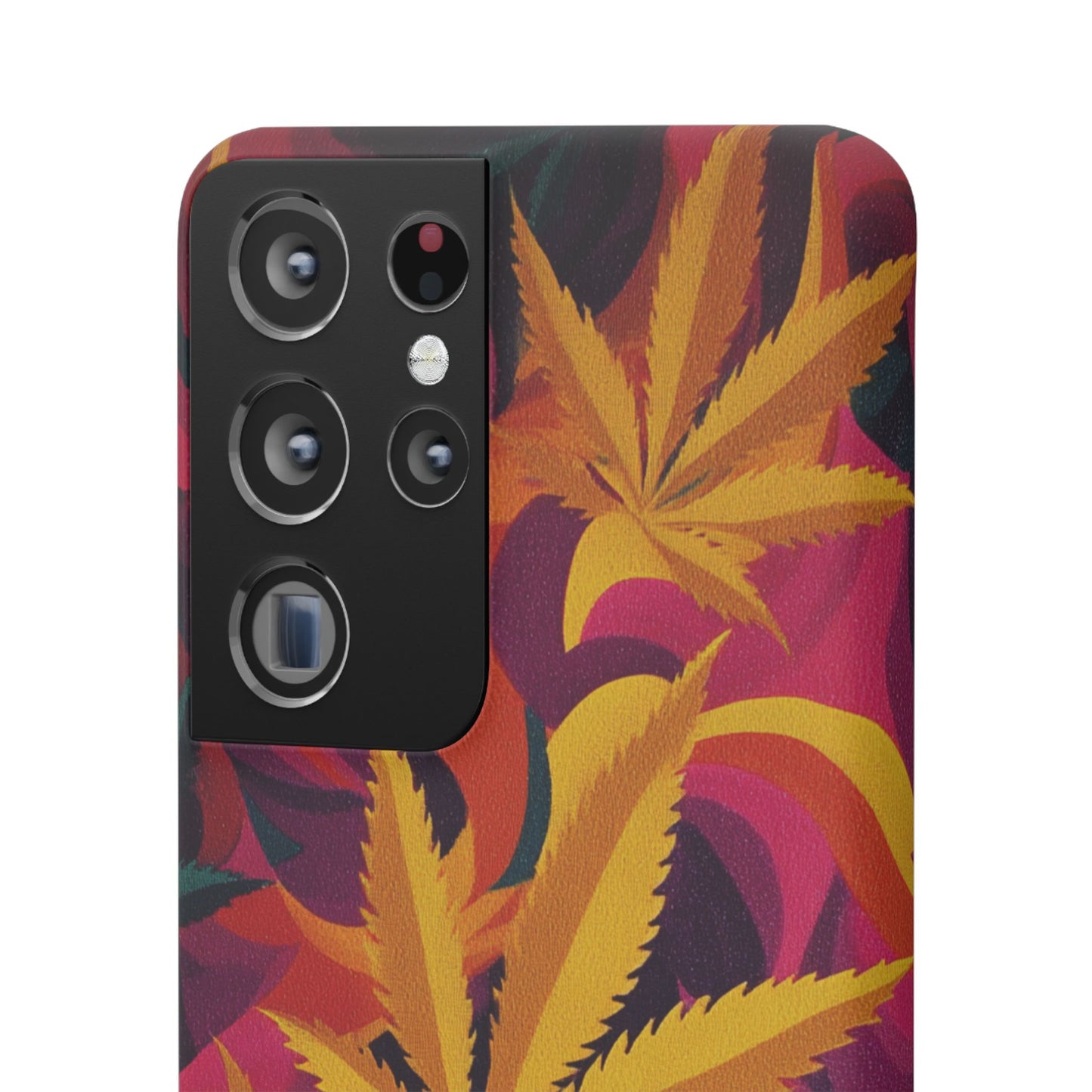 Autumn Vibe Cannabis Snap Case for IPhones and Samsungs Custom