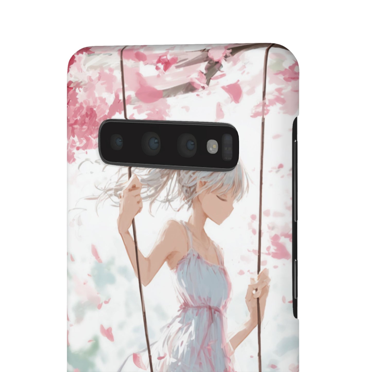 Elegant Floral Snap Cases for iPhone, Personalized Phone Covers, Cute Spring Gifts, Anime Aesthetic Accessories, Flower-themed Cell [...]