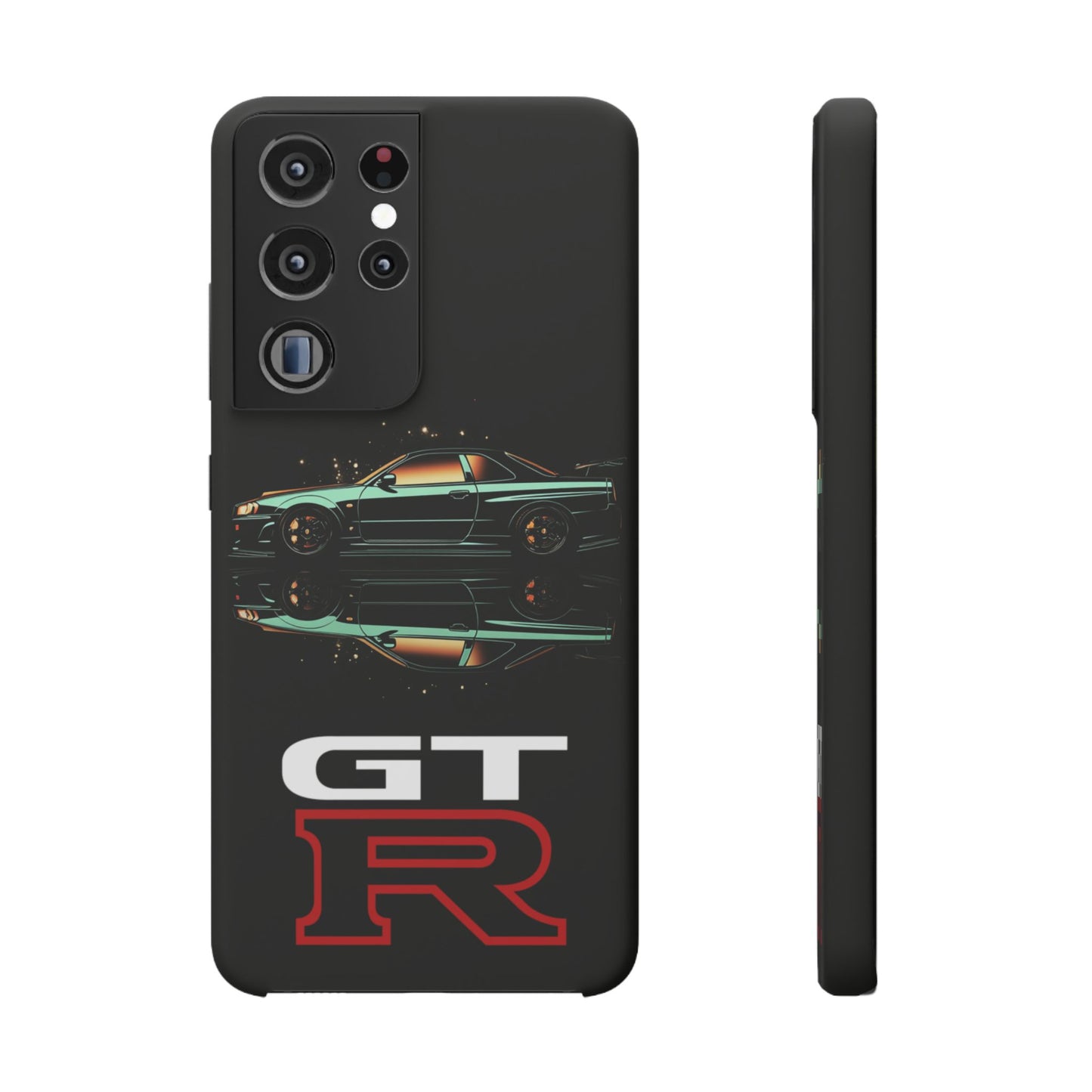 Green Skyleine R34 GTR Art Snap Case and Protective Phone Cover For iPhone and Samsung