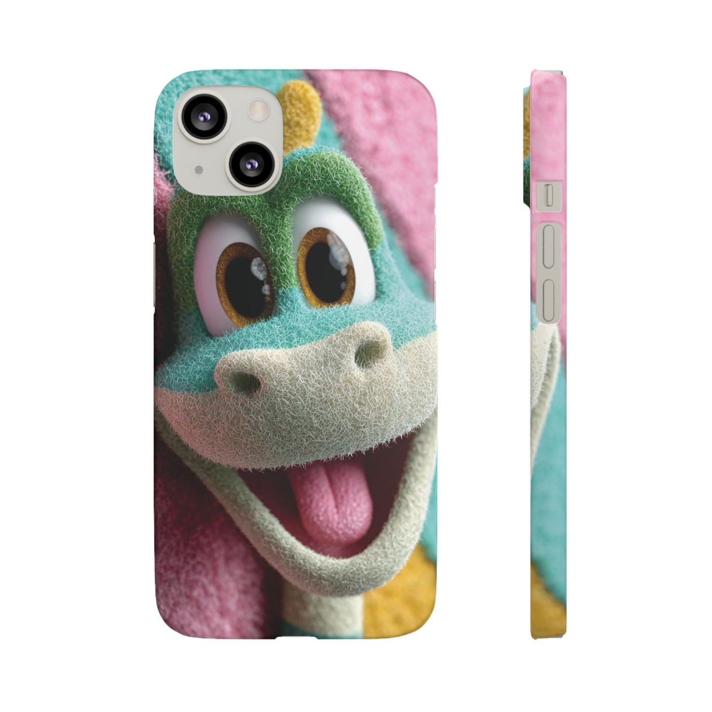 Fun Dino Snap Case for Kids | Cute Phone Cover | Colorful Mobile Accessory | Birthday Gift | Child's Tech Style