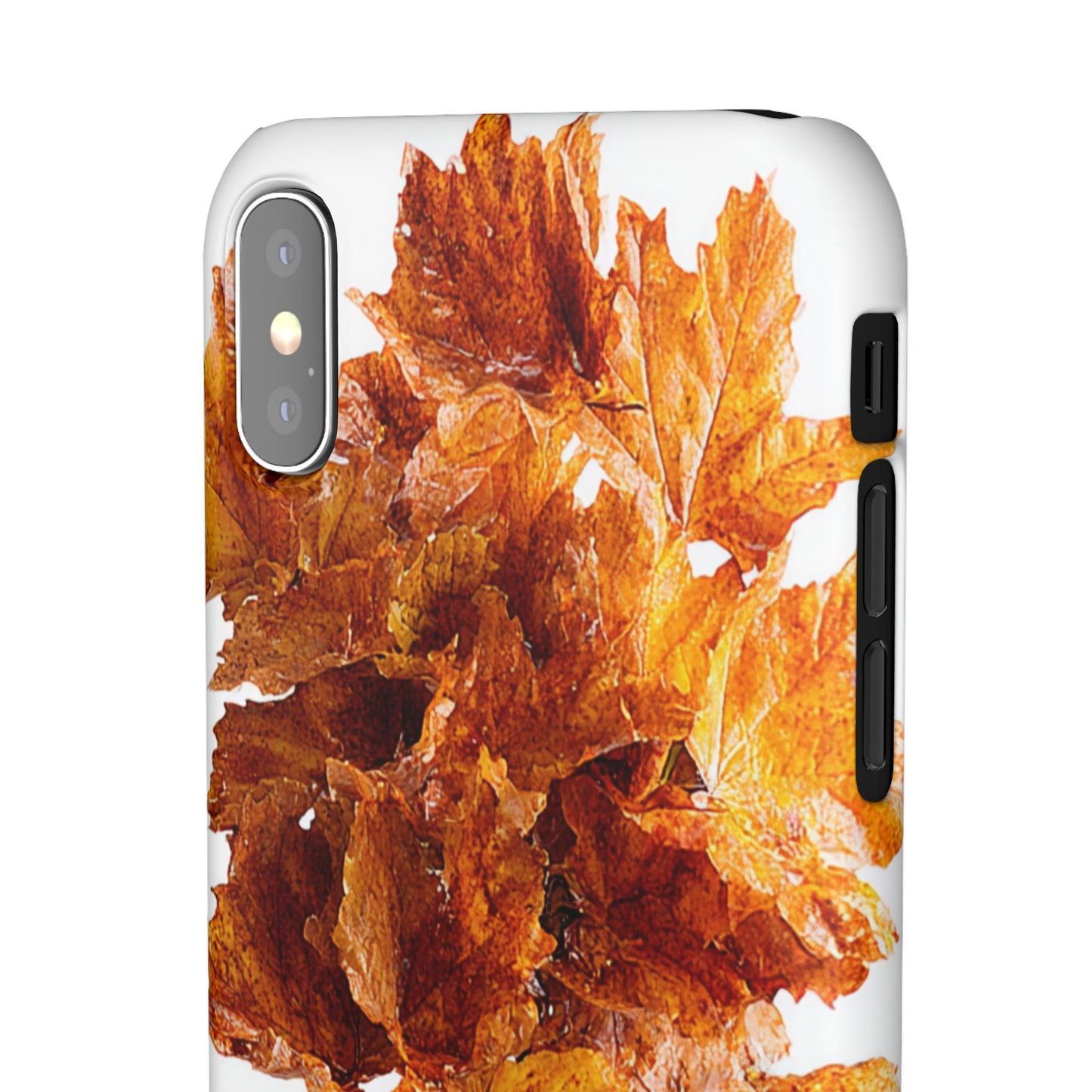 Autumn Leaf Phone Case | Fall Snap Cases, Phone Accessories, Nature Lover Gift, Seasonal Decor, Cozy Fall Vibes