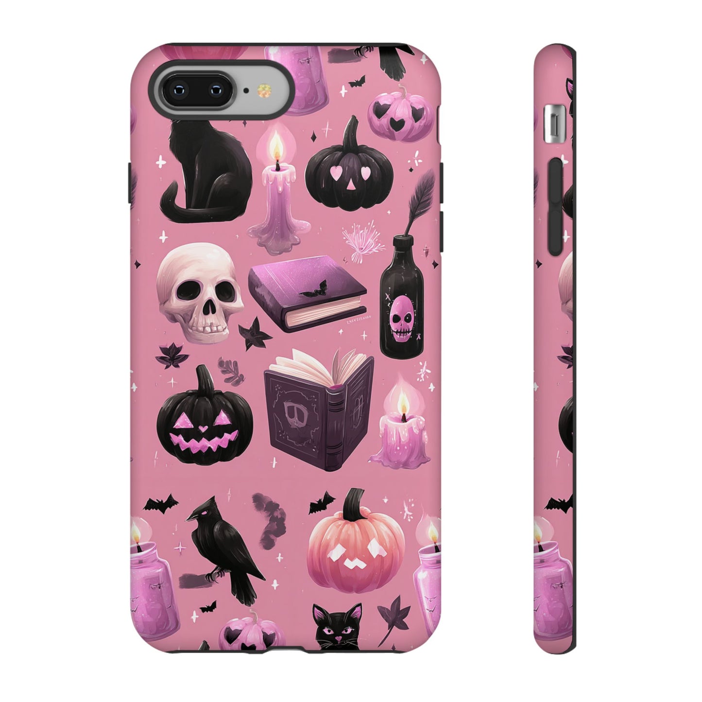 Spooky Phone Case - Halloween Design, Cute Costume Accessory, Fall Decor, Gift for Cat Lovers, Witchy Vibes, Trick or Treat