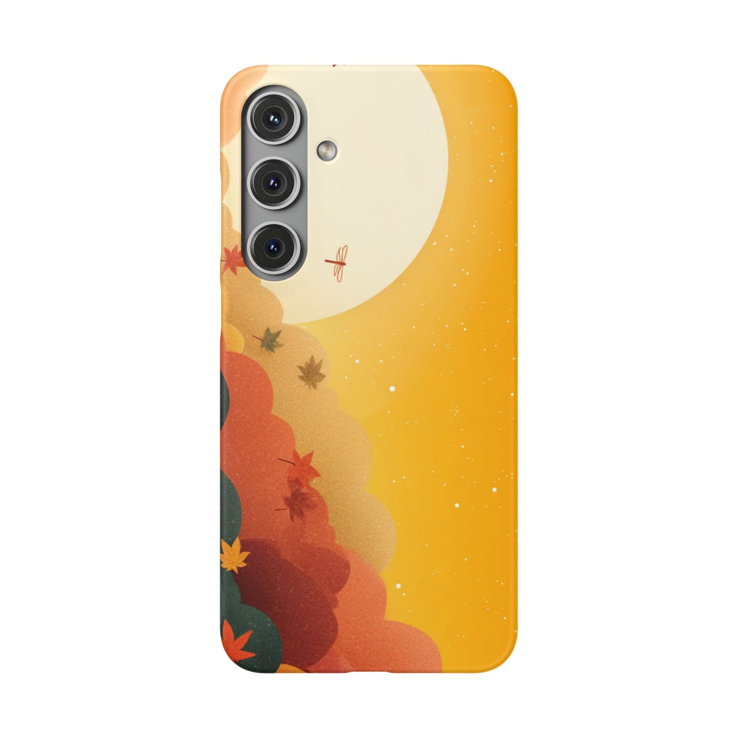 Autumn Sunset Snap Case, Fall Phone Cover, Nature-Themed Accessory, Gift for Her, Seasonal Aesthetic