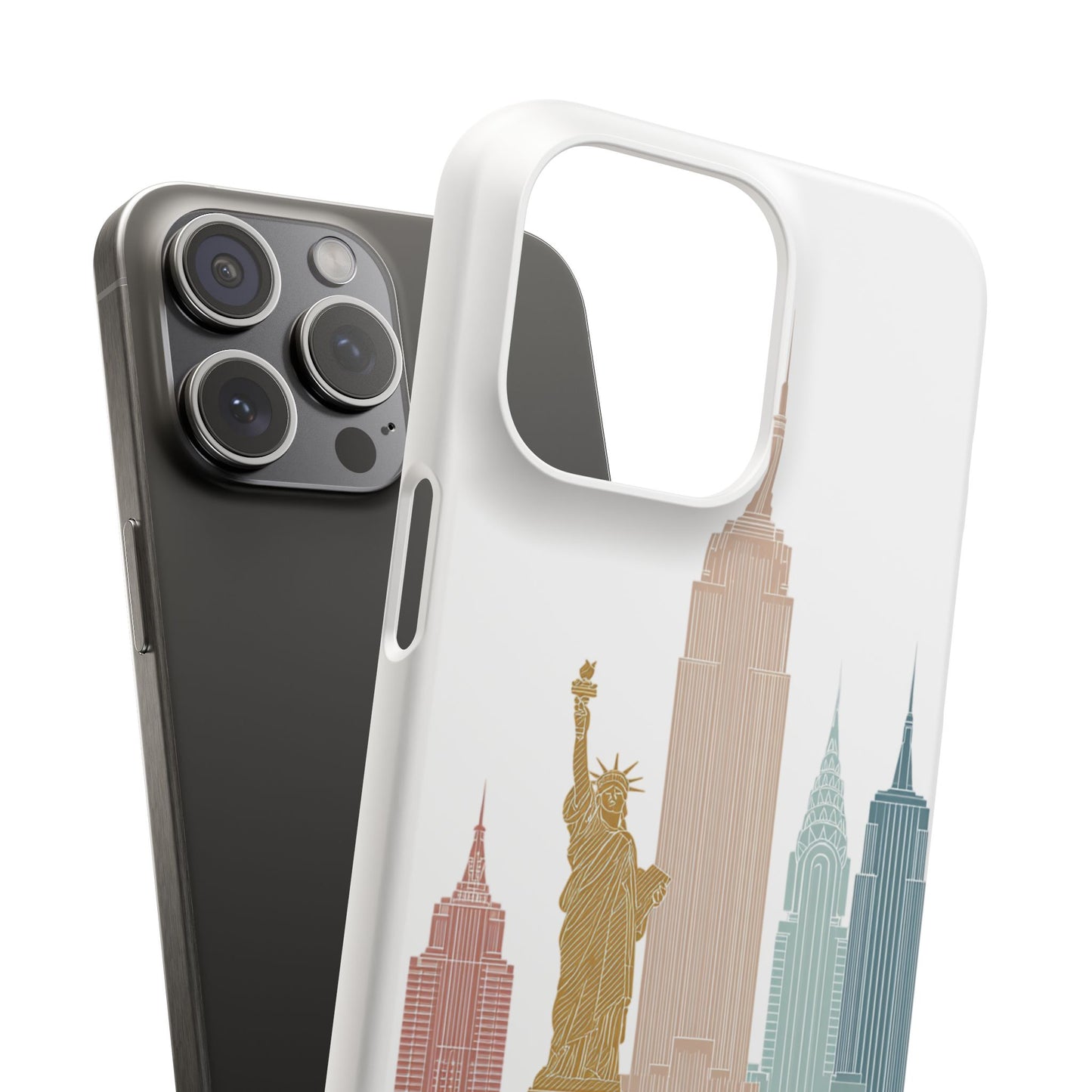 Stylish New York Snap Case, Urban Phone Cover, Cityscape Phone Case, Gift for Travelers, Trendy Protective Case