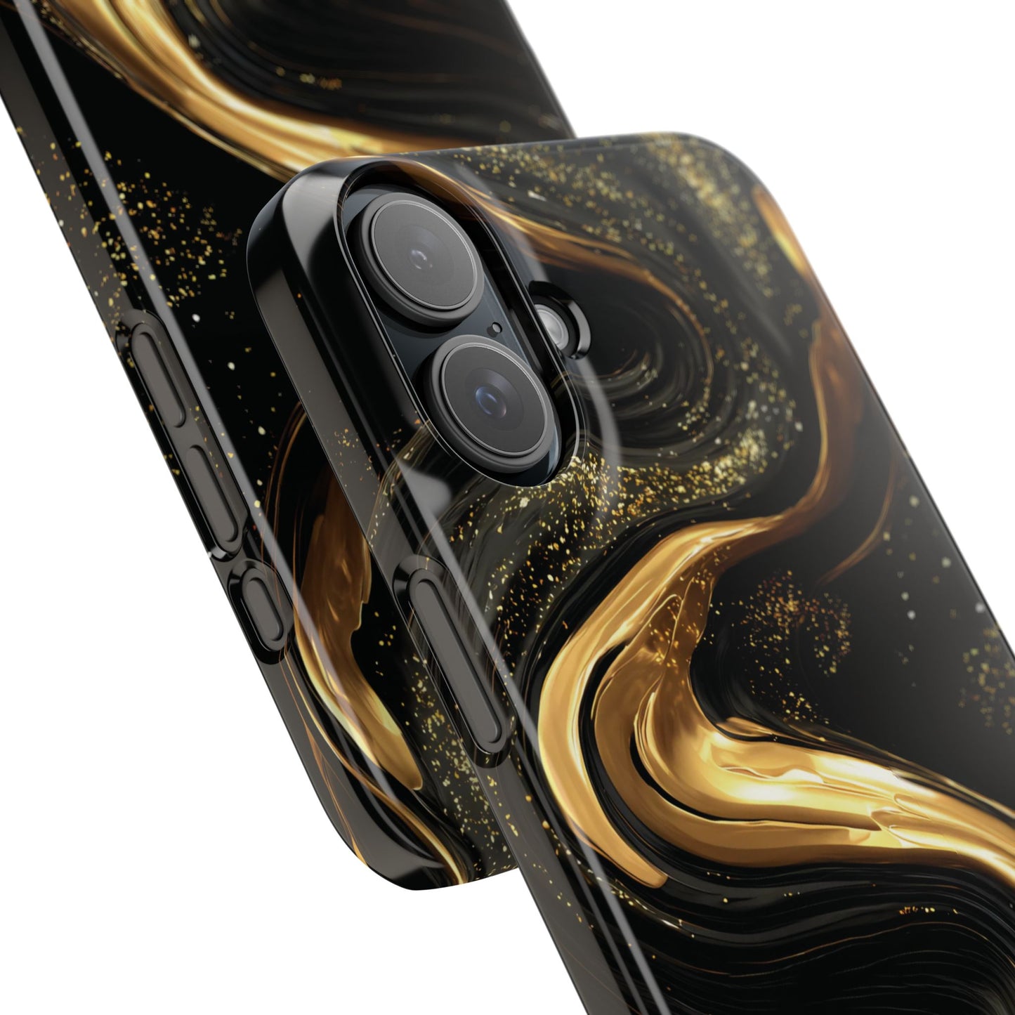 Elegant Gold Swirl Snap Case - Stylish Phone Cover, Modern Accessory, Gift for Her, Luxe Phone Case, Trendy Decor