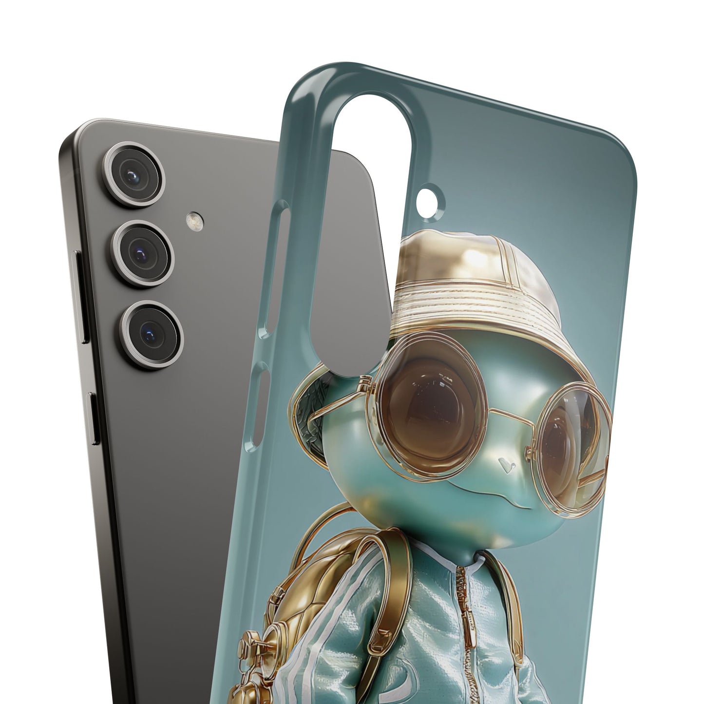 Trendy Character Snap Case for Phone, Cute Phone Cover, Gift for Kids, Cartoon Style Gadget Accessory, Fun Phone Protection