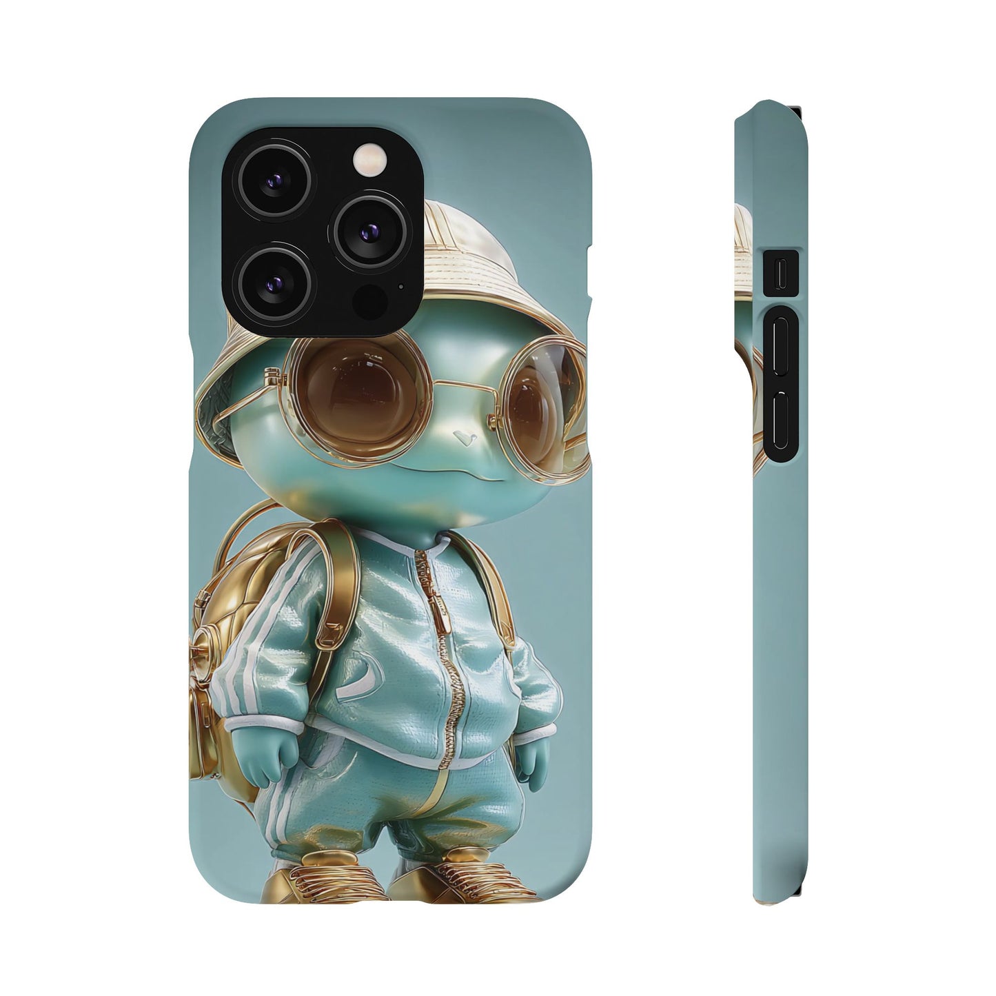 Trendy Character Snap Case for Phone, Cute Phone Cover, Gift for Kids, Cartoon Style Gadget Accessory, Fun Phone Protection