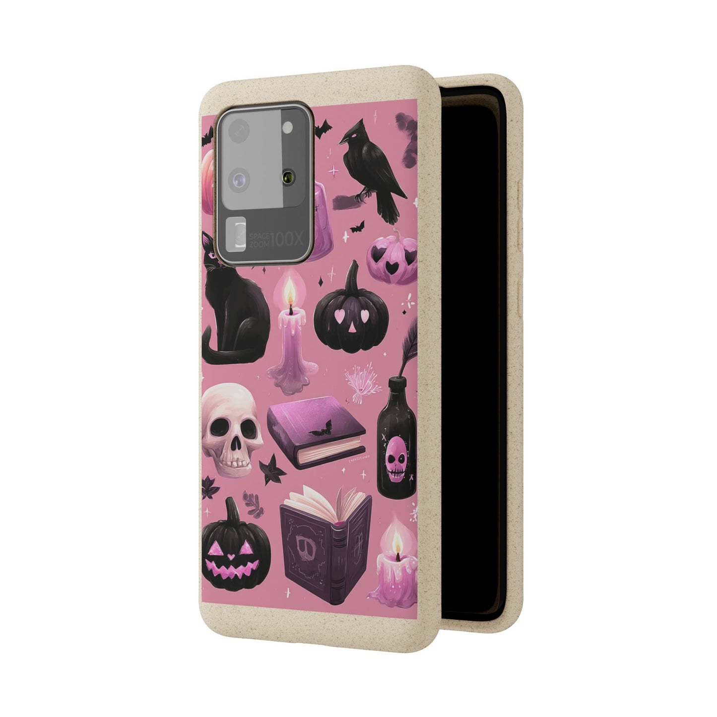 Halloween-Inspired Biodegradable Phone Case, Eco-Friendly Cell Phone Cover, Cute Goth Aesthetic Gift, Sustainable Halloween Decor, [...]