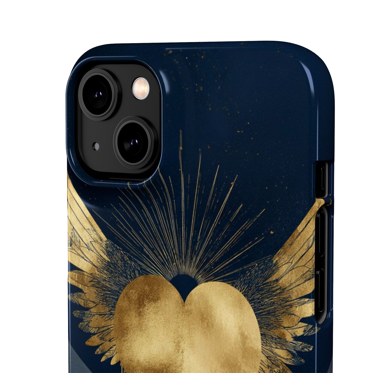 Heart Wing Snap Case, Elegant Phone Cover, Unique Gift, Artistic Accessory, Protective Case for Love and Romance