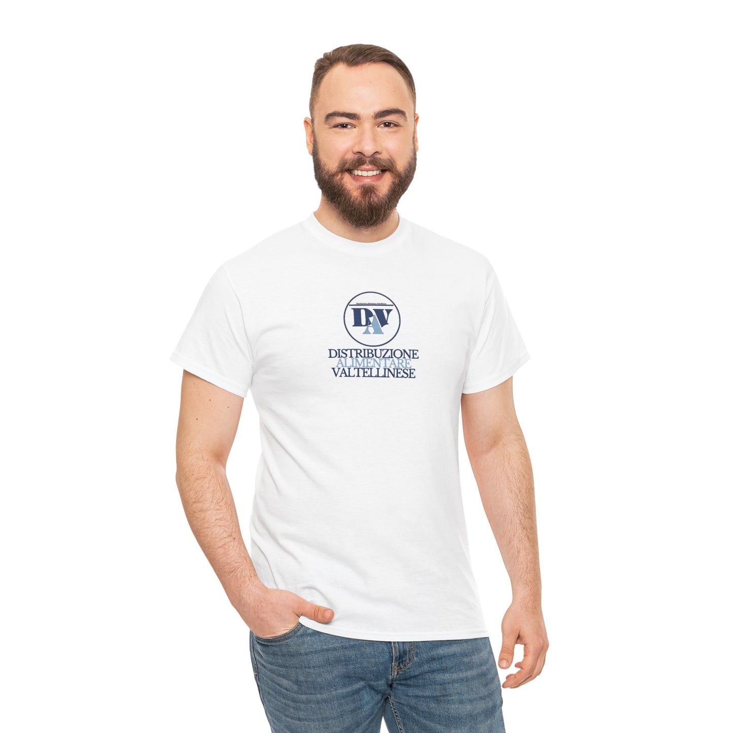 DV Distillerie Vallée d'Asne Logo T‑Shirt — Minimal White Logo Tee