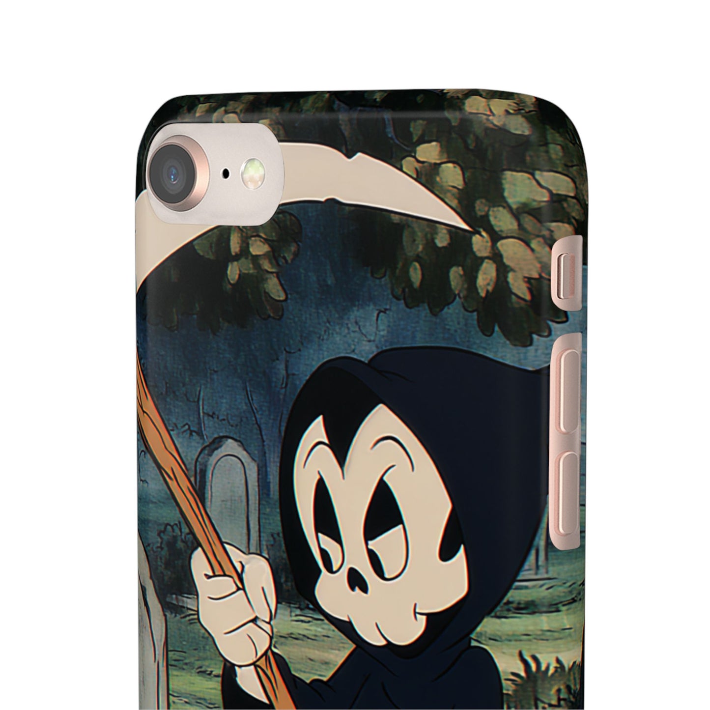 Grim Reaper Snap Case, Halloween Phone Case, Cute Death Phone Cover, Spooky Accessories, Unique Phone Protector