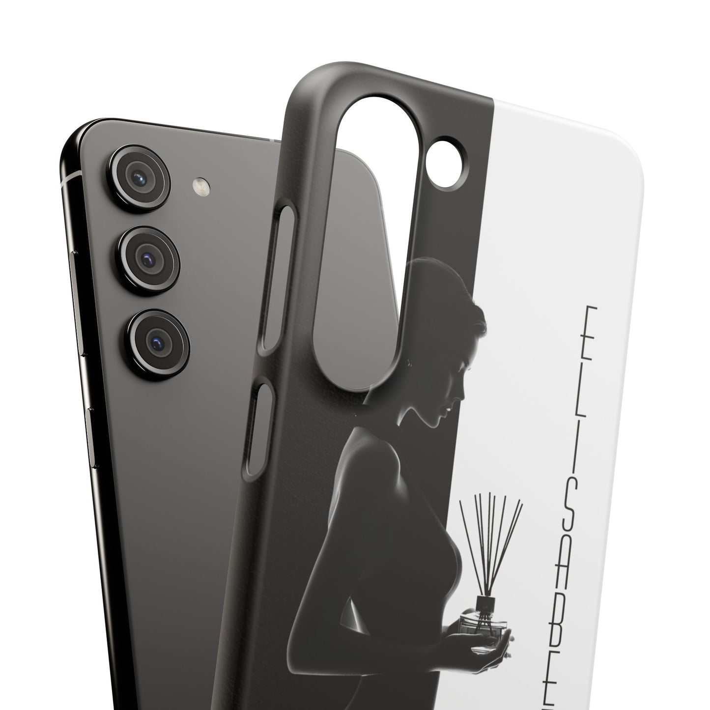 Custom Black and White Snap Case for Women Phone Cover for iPhone and Samsung