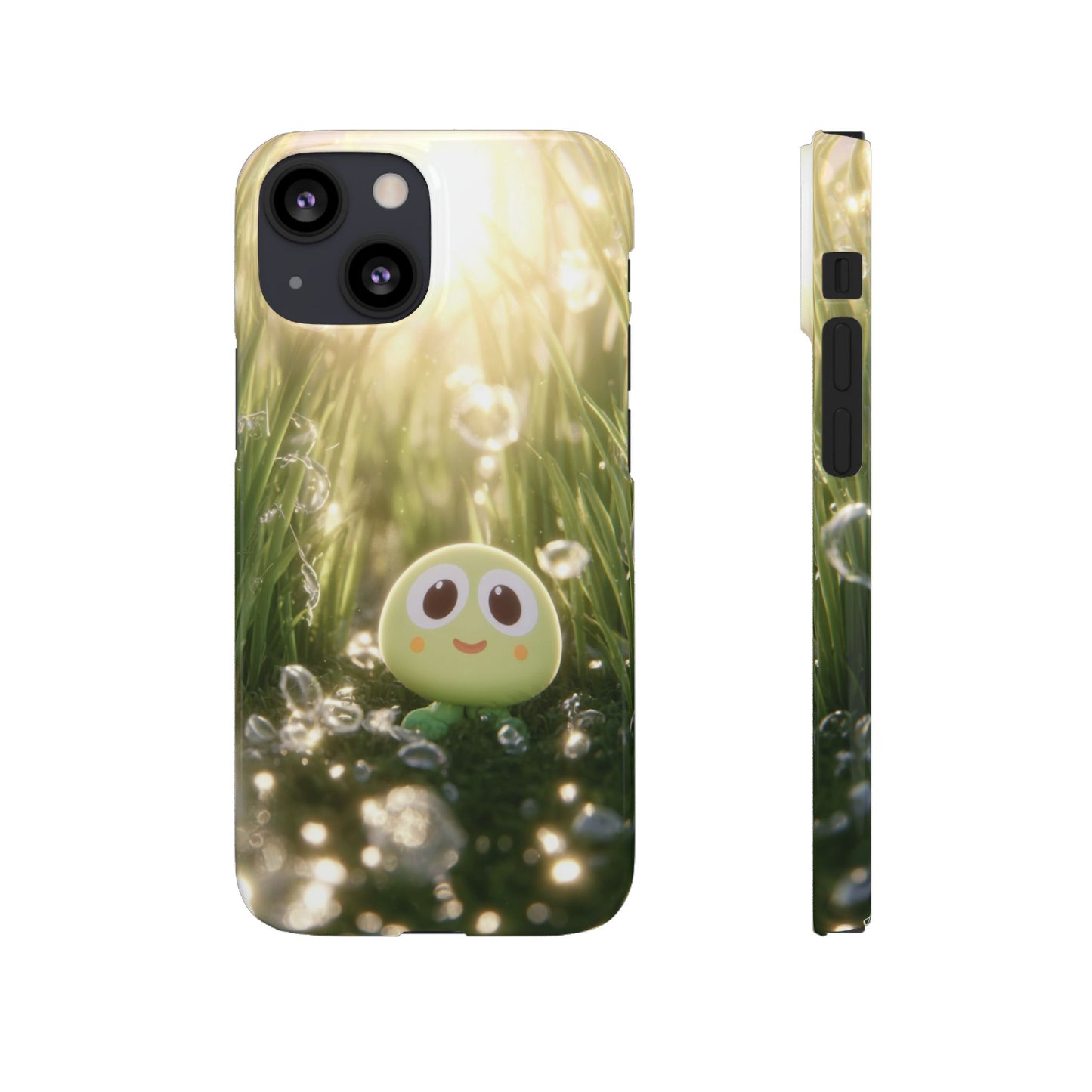 Cute Nature-Inspired Snap Case, Cartoon Phone Cover, Eco-Friendly Gift, Fun Accessory, Personalized Phone Case, Nature Lover's Gift