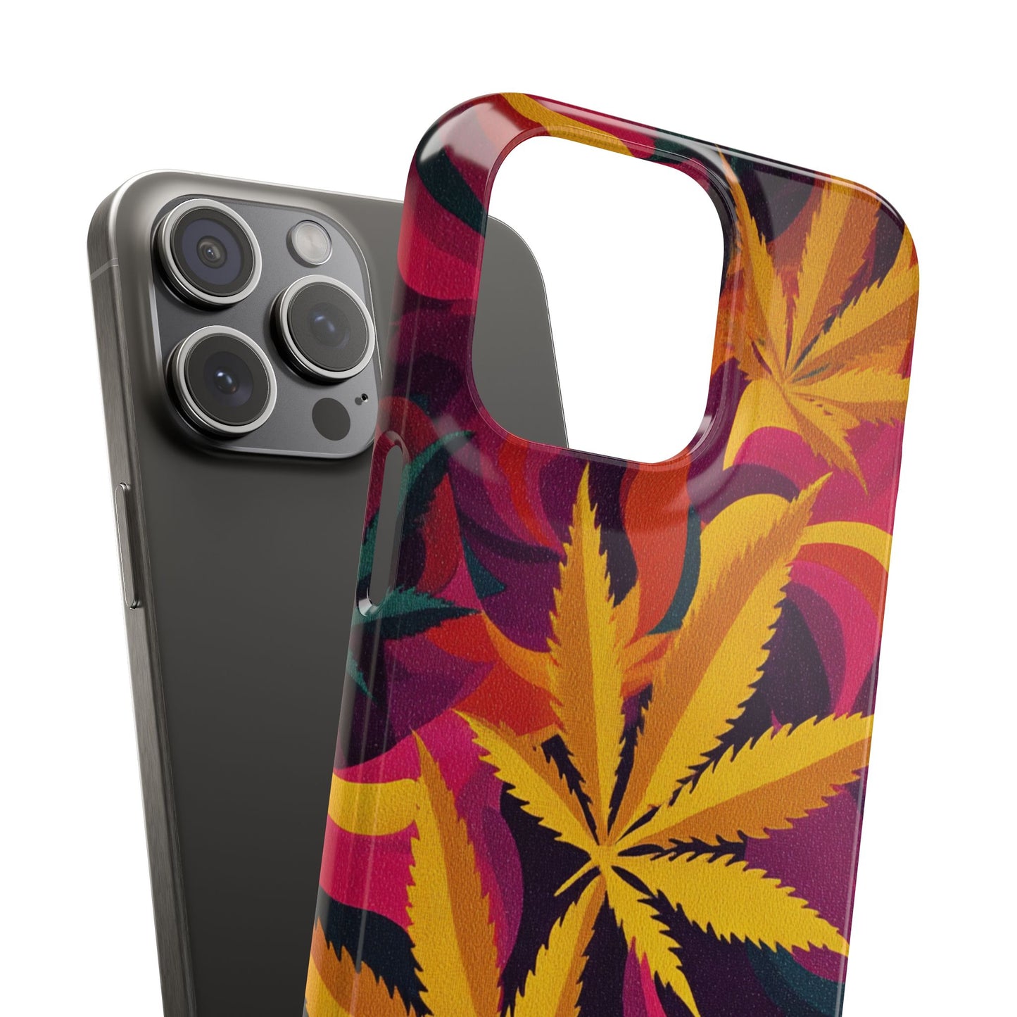 Autumn Vibe Cannabis Snap Case for IPhones and Samsungs Custom