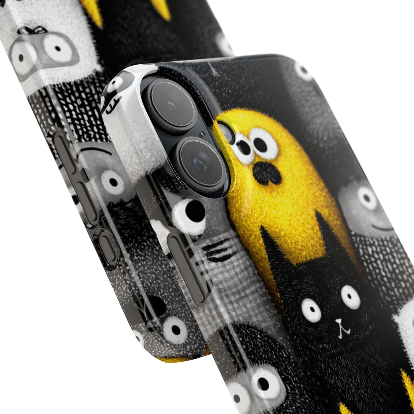 Colorful Character Snap Cases, Cute Phone Cover, Unique Gift for Kids, Fun Accessory, Perfect for Birthdays, Holidays