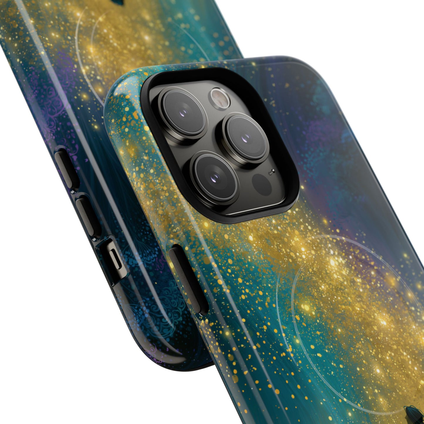 Mystical Nightfall Phone Case — Starry Silhouette Tough Magnetic Case