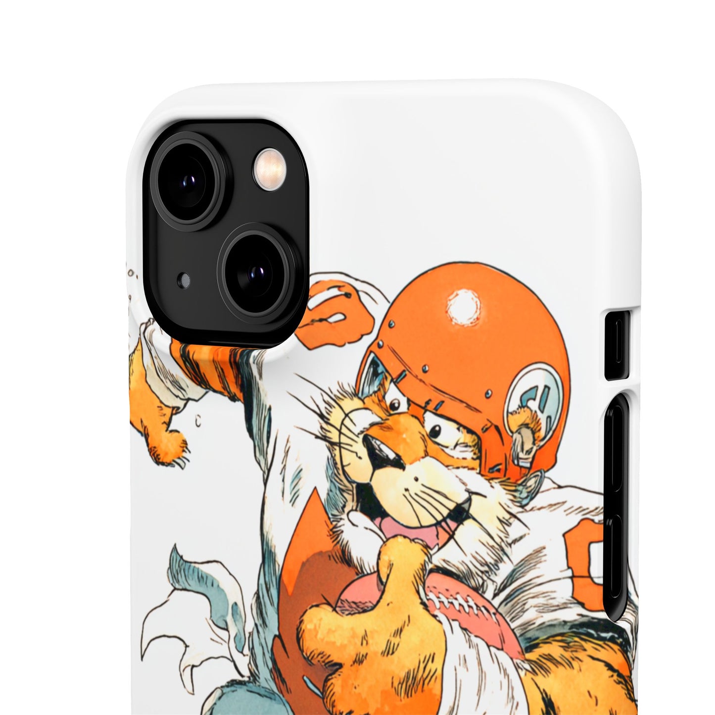 Cincinnati Bengals Snap Cases, Football Fans Phone Case, Tiger Cartoon Art Design, Football Lover Gift, Protective Phone Cover