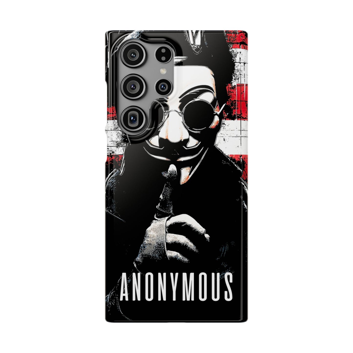 Anonimous & Guy Fawkes Art Snap Case and Protective Phone Cover For iPhone and Samsung