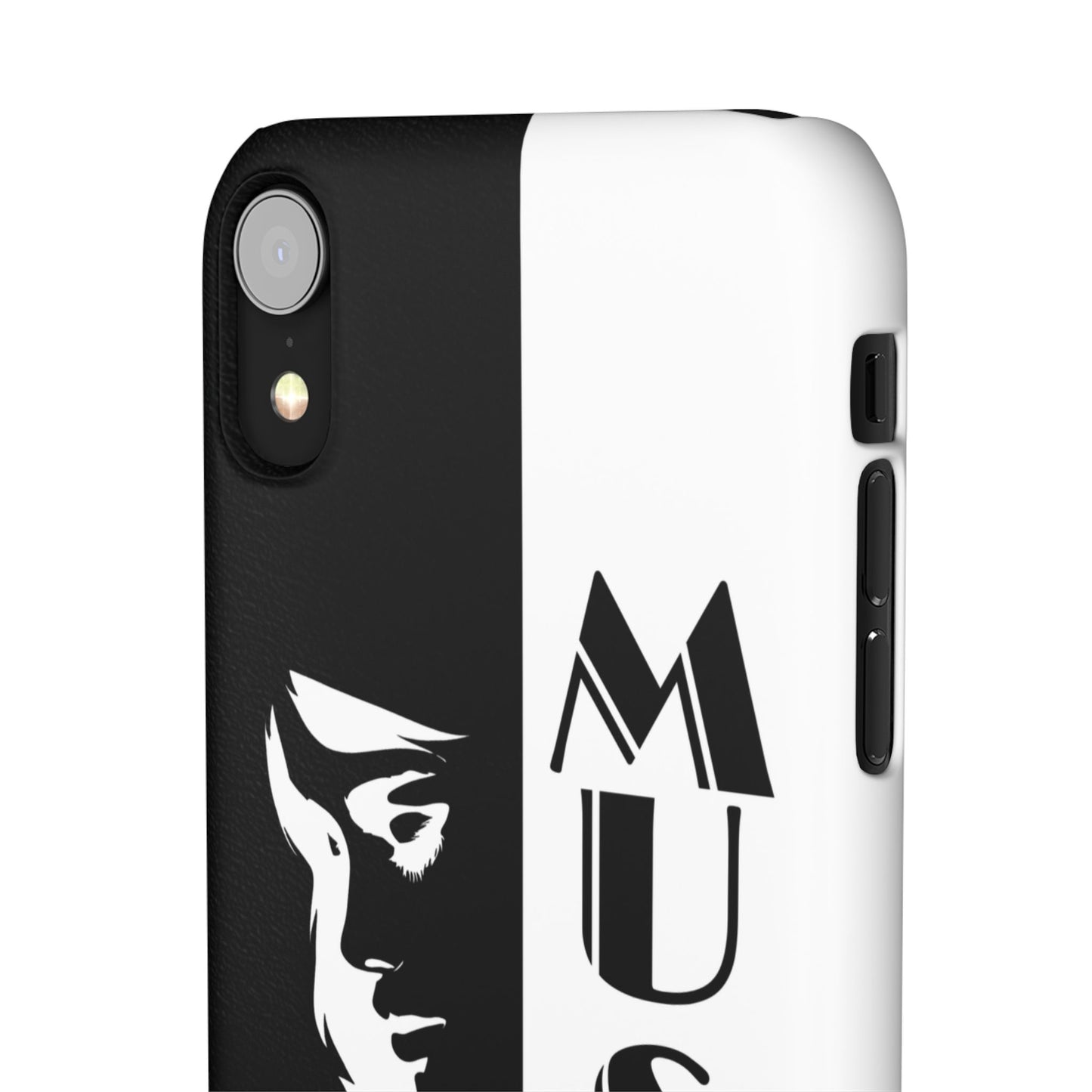 Black And White Bold Muse Snap Case Cover for iPhone and Samsung