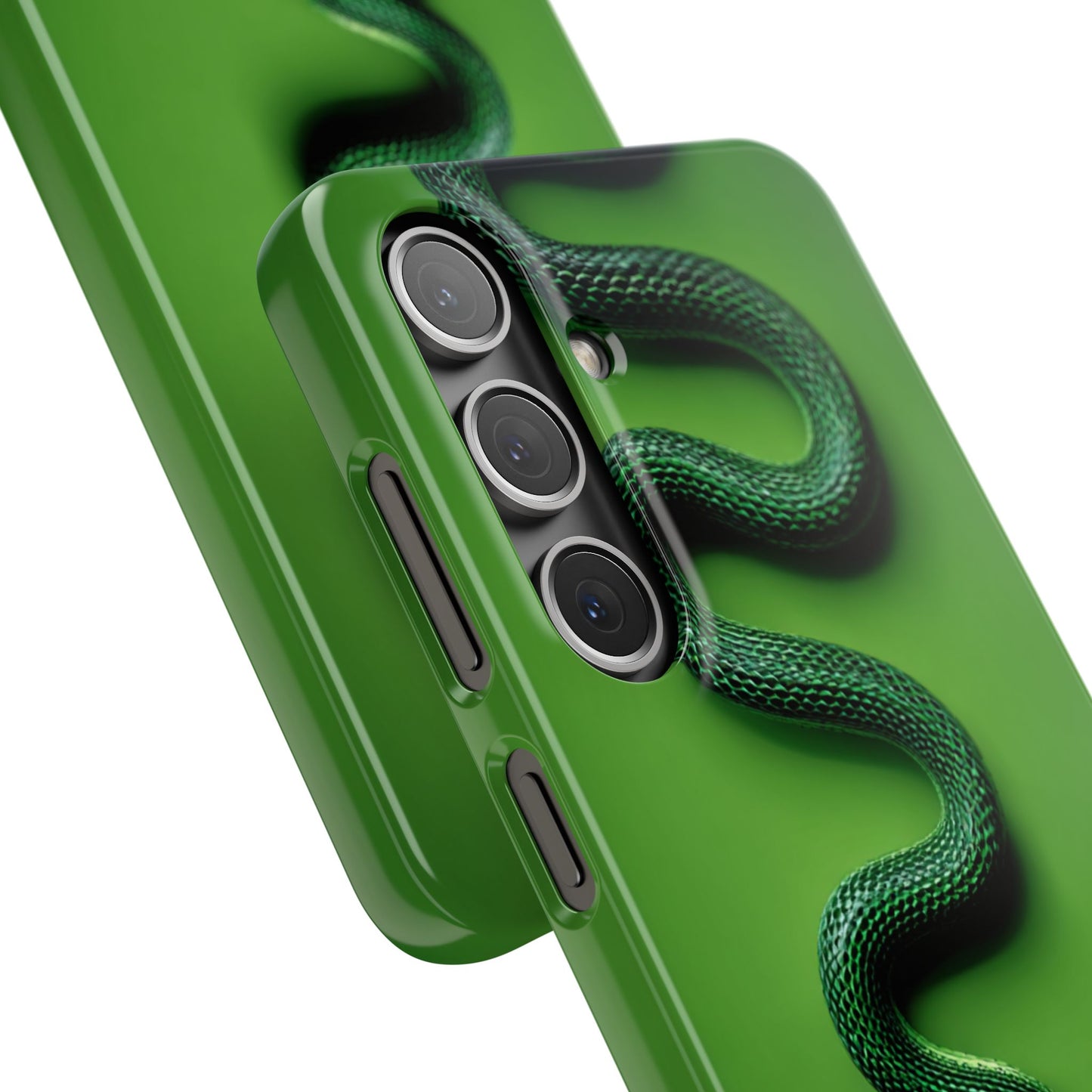 Green Snake Snap Case for iPhone, Stylish Phone Cover, Unique Gift, Trendy Accessory, Birthday, Nature Lover's Phone Case