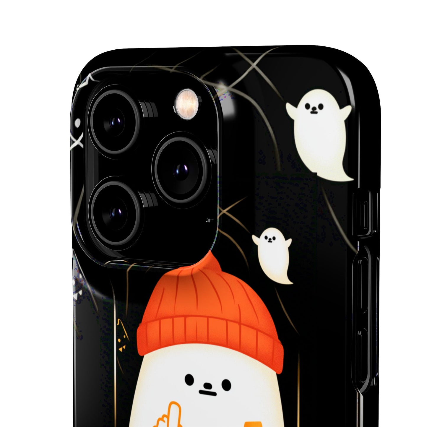 Spook You Halloween Ghost Snap Case Kawaii Protective Phone Cover for iPhone and Samsung