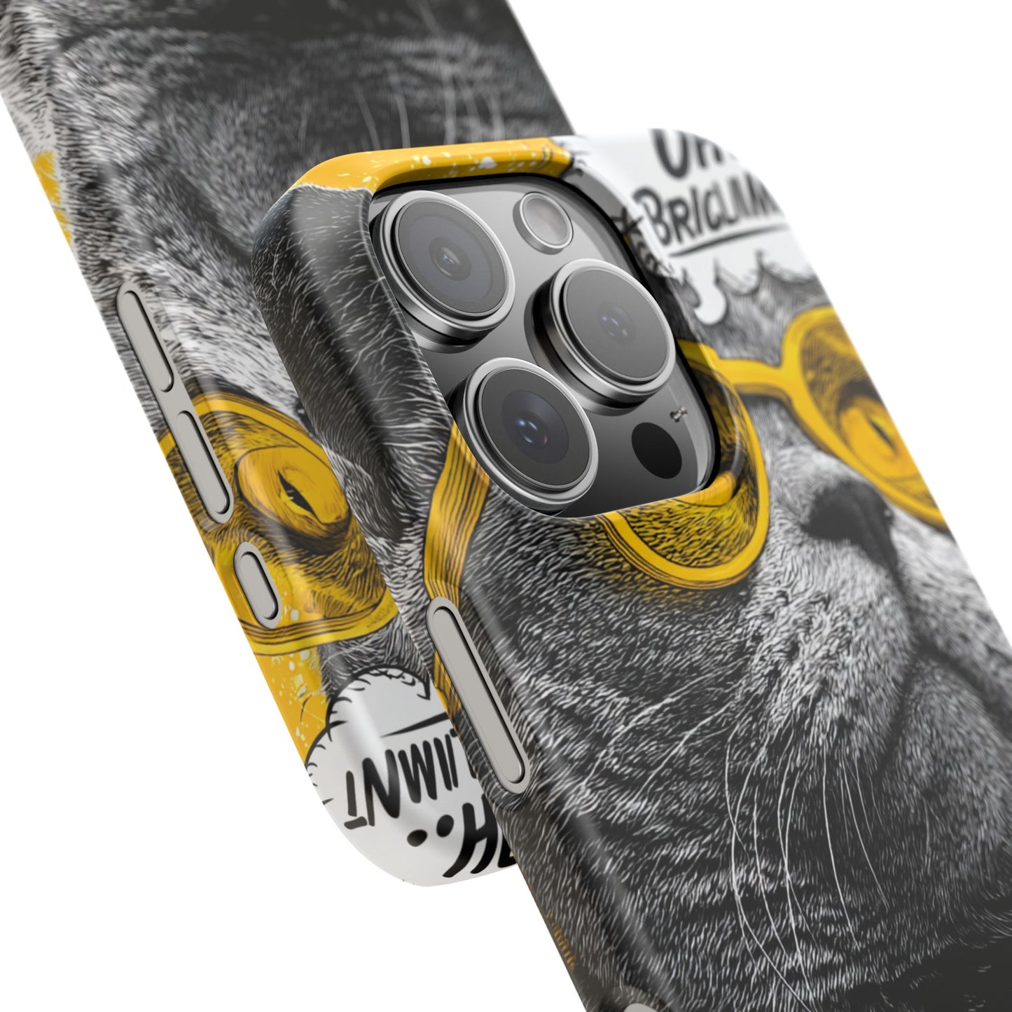 Playful Cat Snap Case - Quirky Phone Cover for Cat Lovers, Gift for Pet Enthusiasts, Funny Accessory for Any Occasion