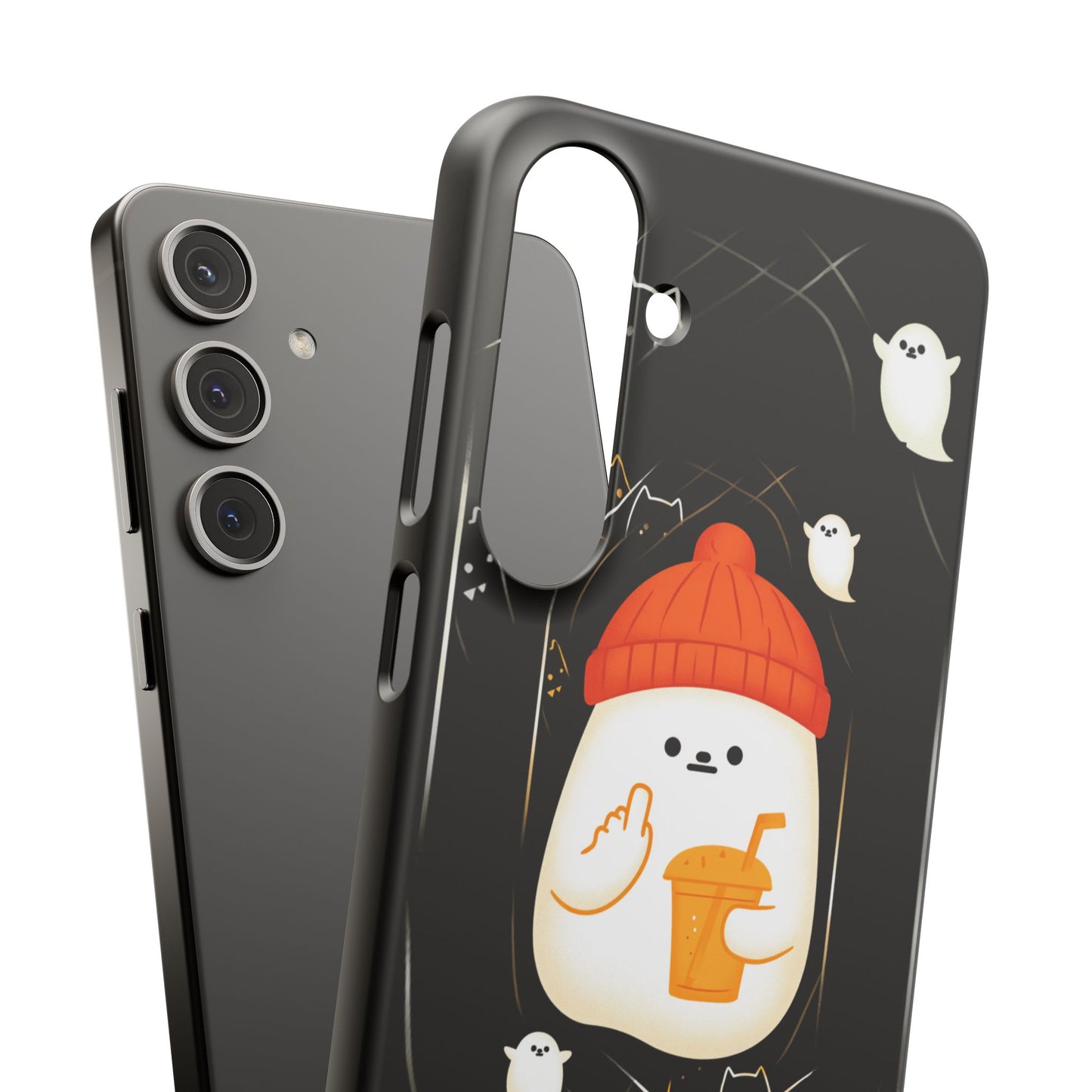 Spook You Halloween Ghost Snap Case Kawaii Protective Phone Cover for iPhone and Samsung