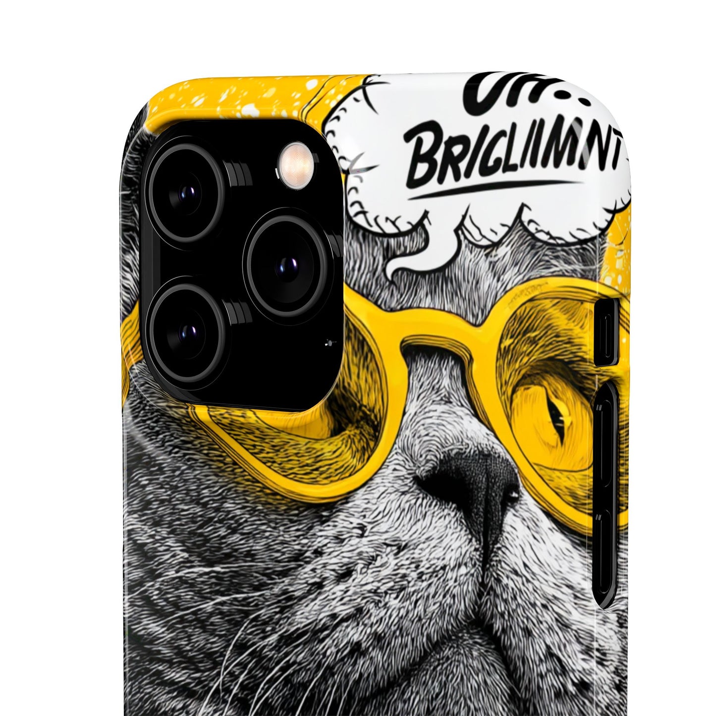 Playful Cat Snap Case - Quirky Phone Cover for Cat Lovers, Gift for Pet Enthusiasts, Funny Accessory for Any Occasion