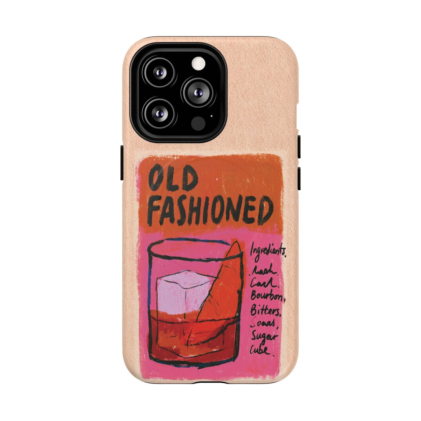 Old Fashioned Phone Case — Retro Cocktail iPhone Magnetic Case