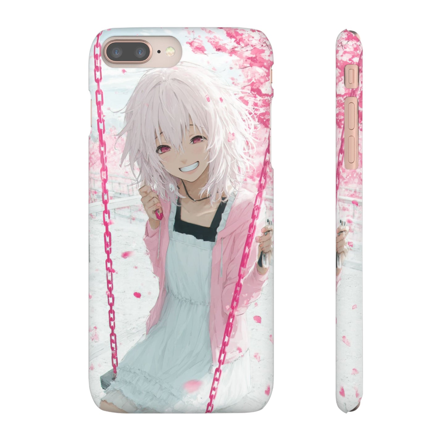 Anime Character Snap Cases for Phone, Cute Aesthetic Phone Cover, Gifts for Otaku, Floral Design, Unique Phone Cases