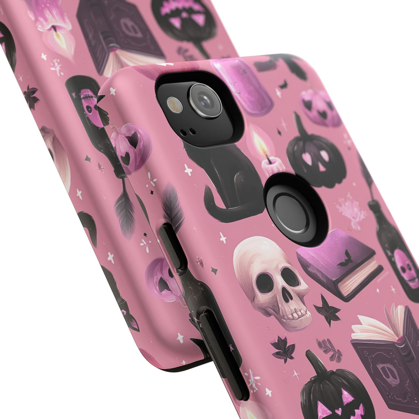 Spooky Phone Case - Halloween Design, Cute Costume Accessory, Fall Decor, Gift for Cat Lovers, Witchy Vibes, Trick or Treat