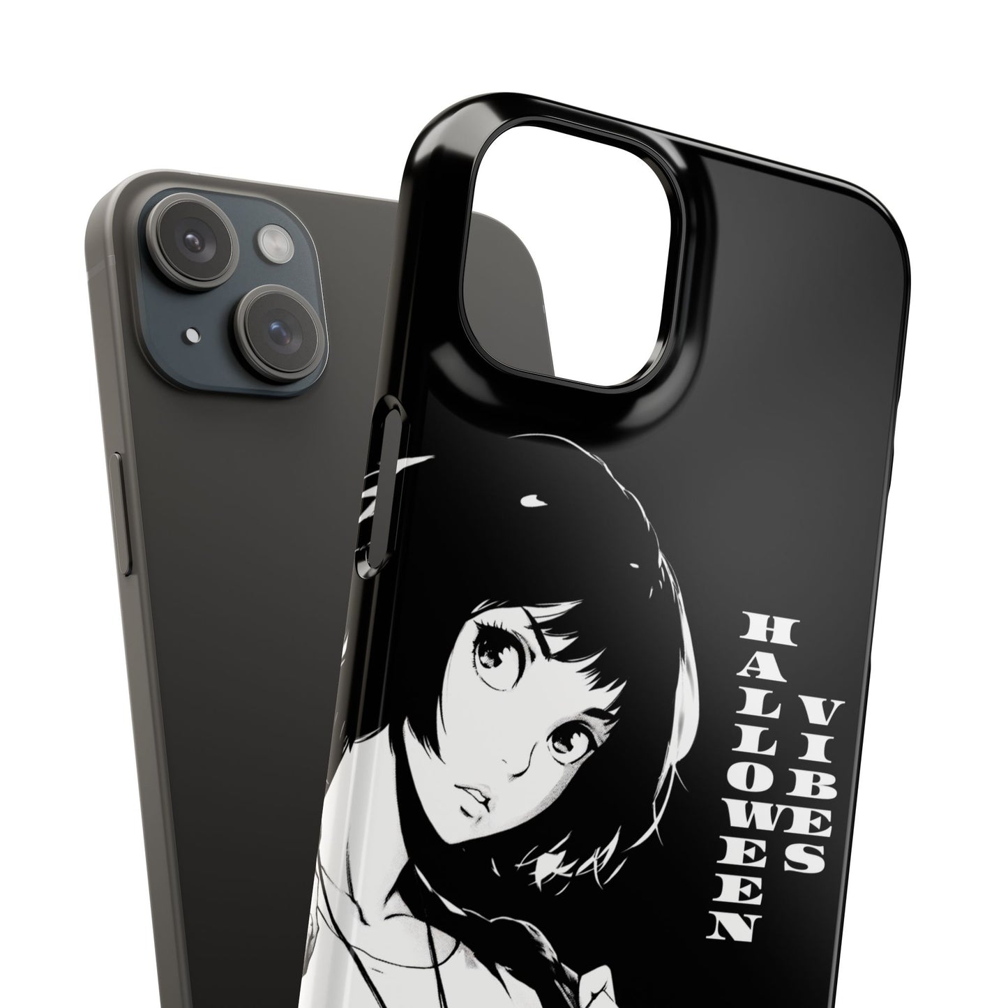 Halloween Vibes Snap Case Black and White Protective Phone Cover for iPhone and Samsung
