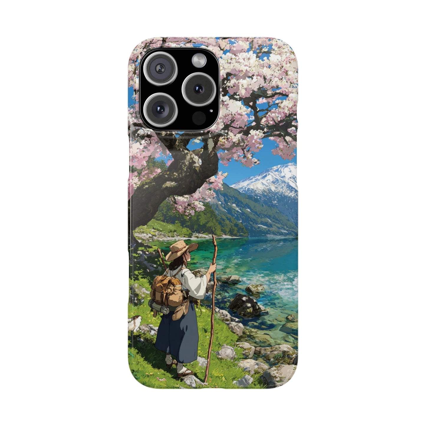 Nature-Inspired Snap Cases for Phone Protection, Floral Phone Covers, Cherry Blossom Aesthetic, Gifts for Nature Lovers, Spring Accessories
