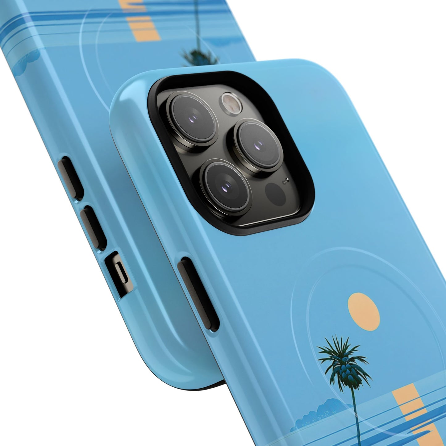 Tough Magnetic Case — Minimal Sunset Palm Phone Cover